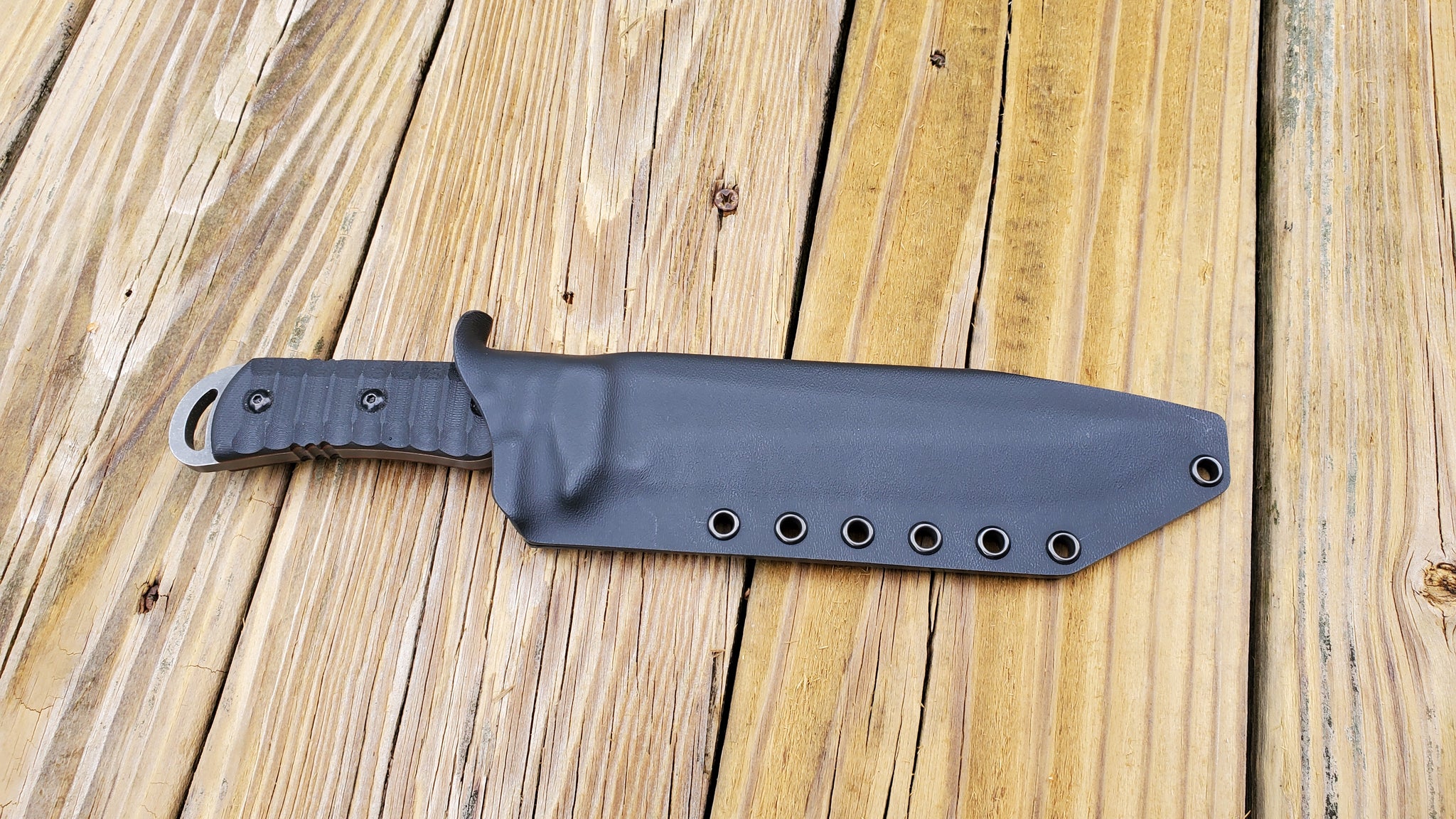 TOPS APACHE DAWN Custom Kydex Sheath Taco style