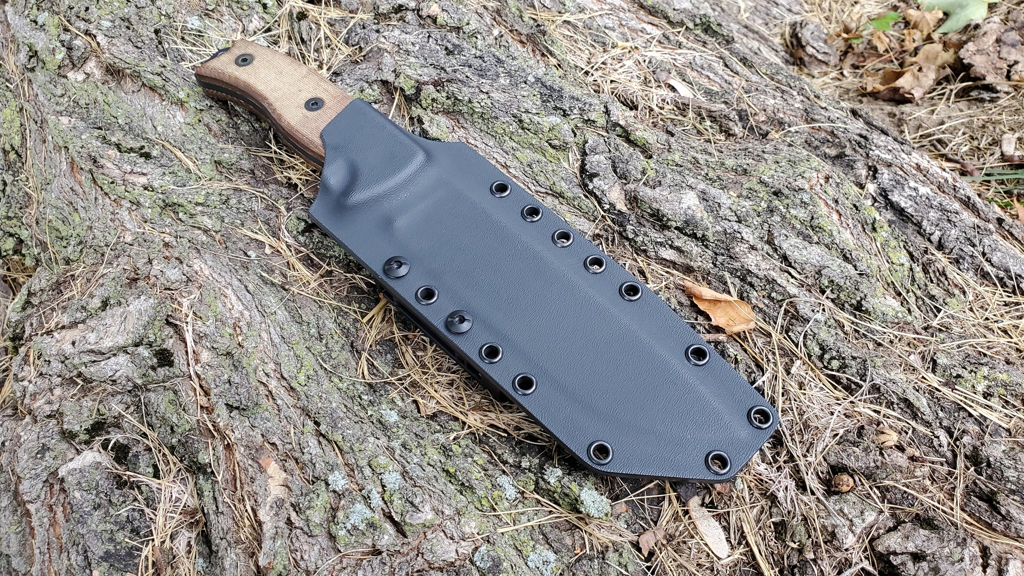 ONTARIO " RAT-7 " Custom Kydex pancake Sheath & Belt Clip