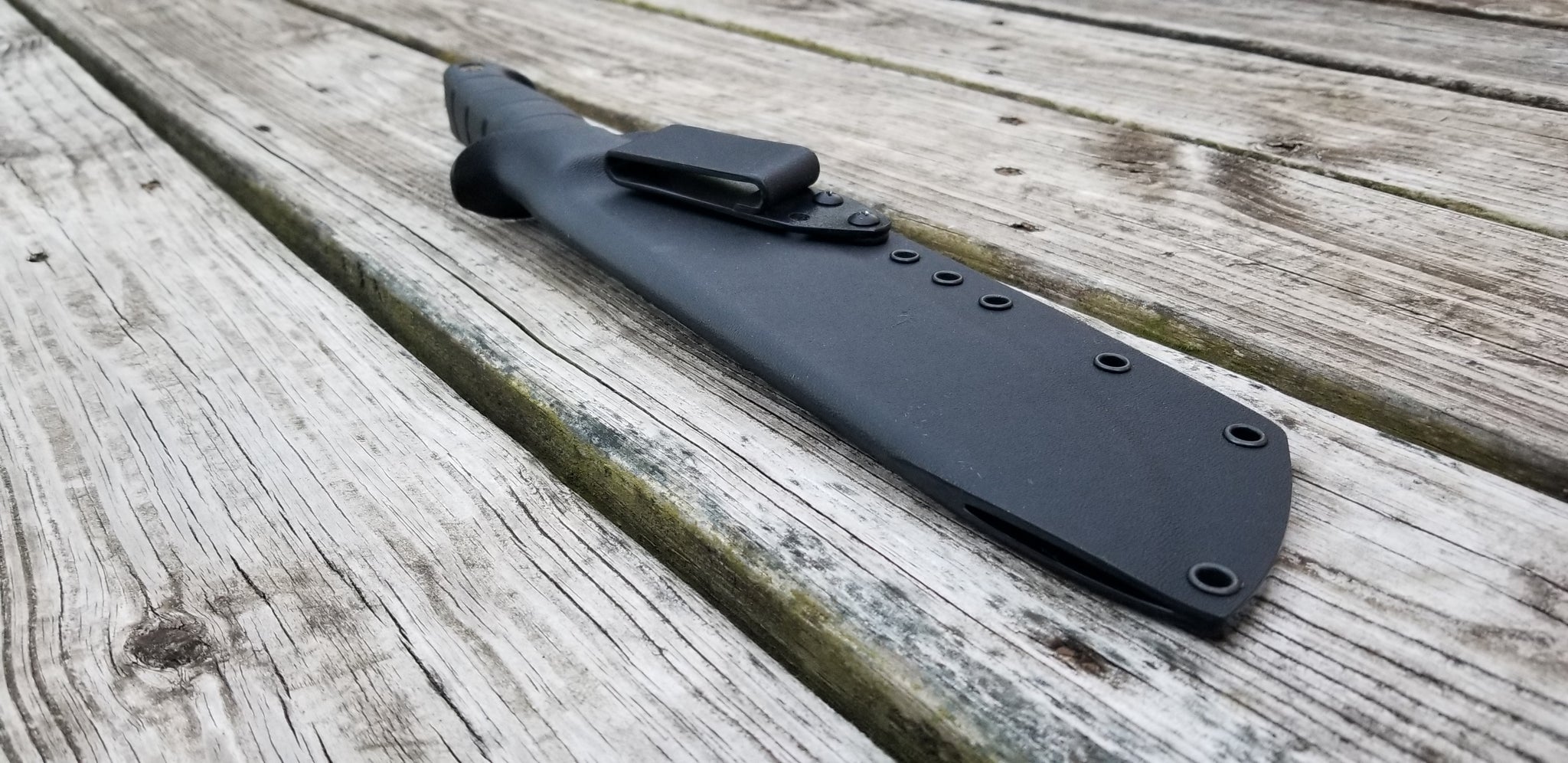 Ontario GEN II SP-50 Taco Style Kydex sheath w/ Canted Kydex J-hook belt clip