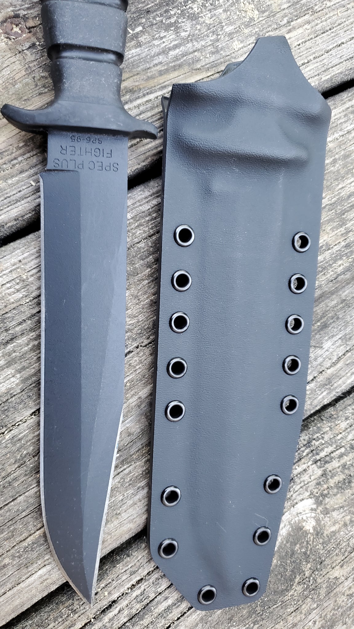 ONTARIO KNIFE COMPANY SPEC PLUS "SP6-95" KNIFE KYDEX sheath