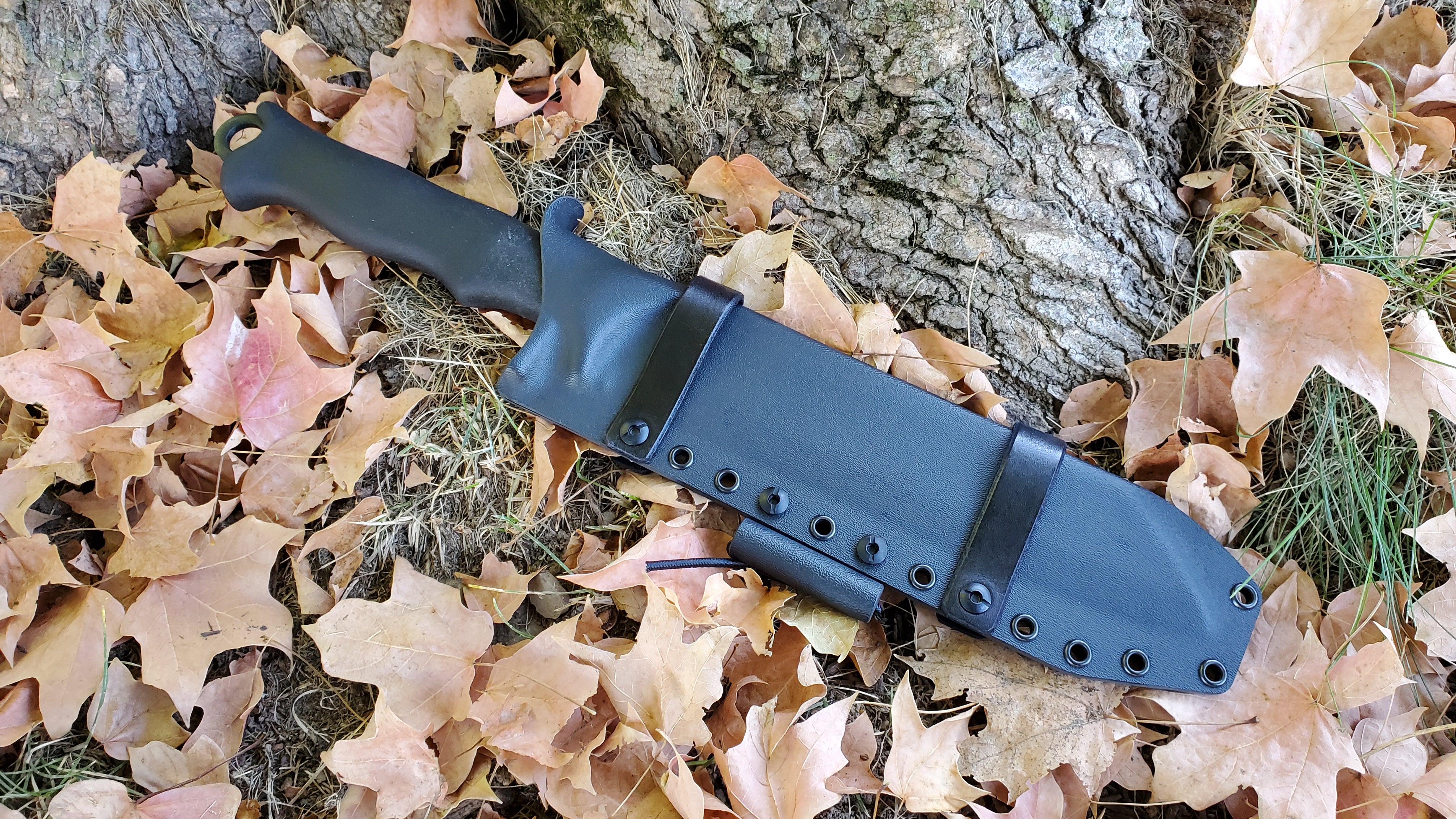 Terävä Skrama 240 TACO Sheath, Scout Carry, Firesteel holder