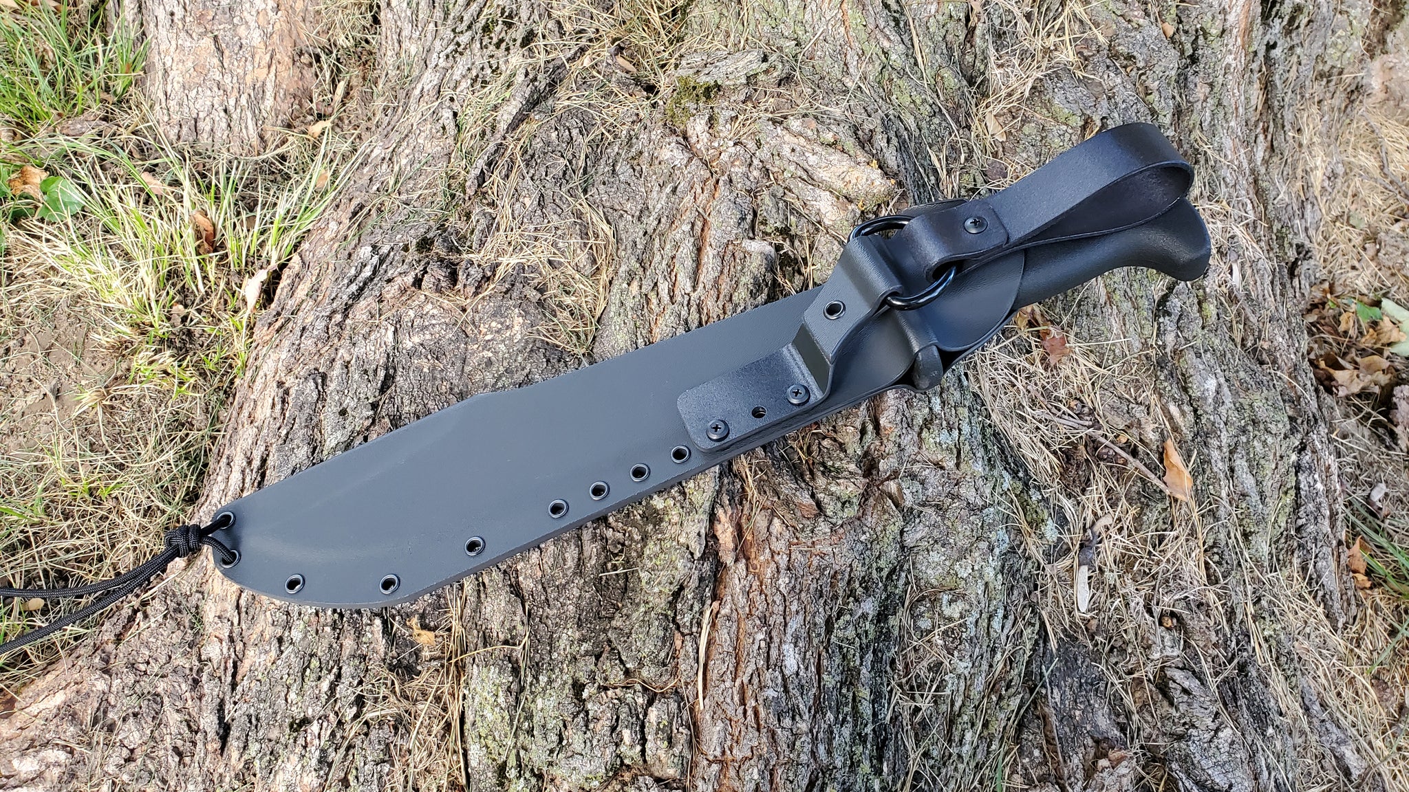 COLD STEEL "BLACK BEAR BOWIE" Kydex Taco Sheath with Dangler