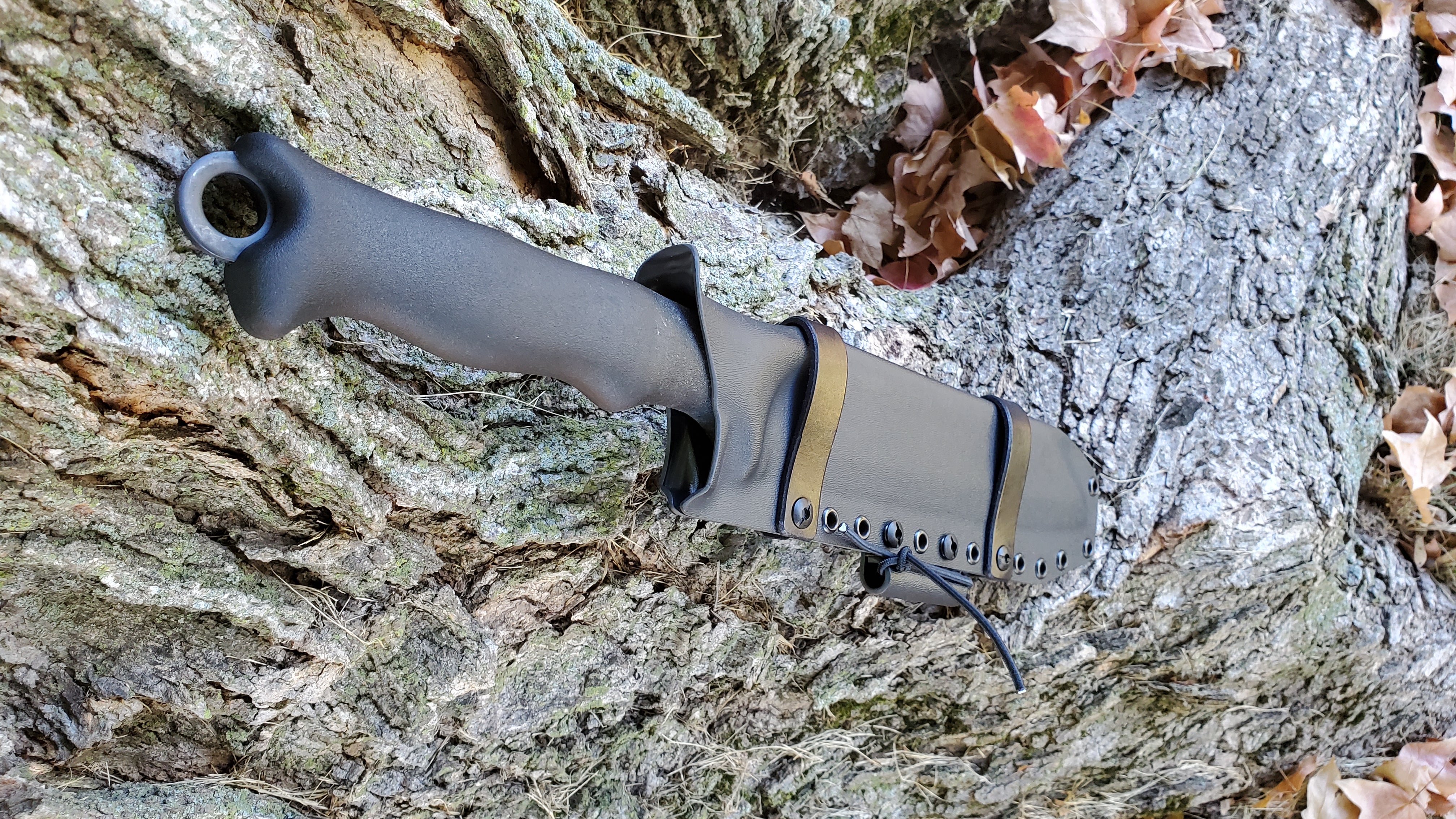 Terävä Skrama 240 TACO Sheath, Scout Carry, Firesteel holder