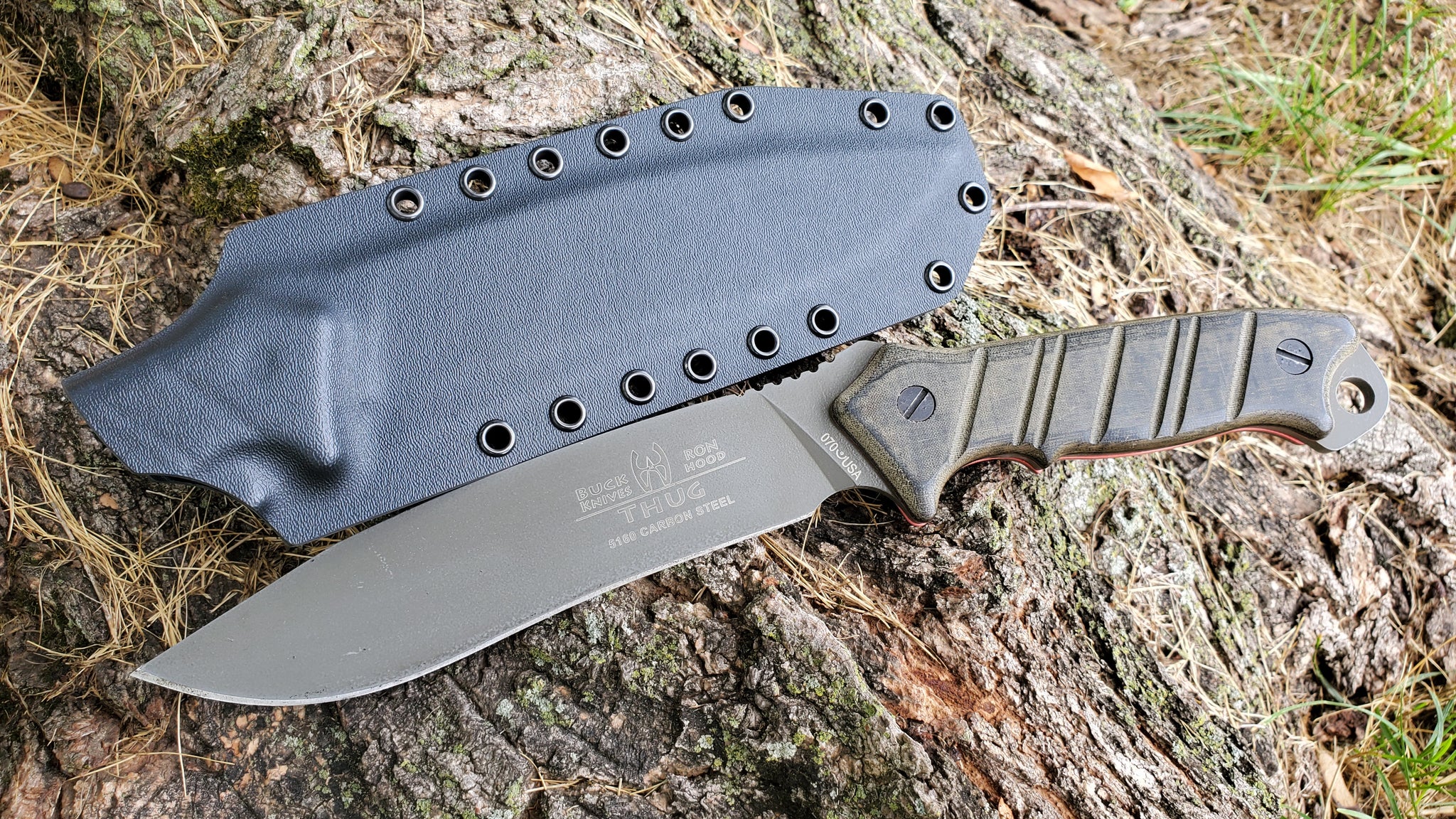 Buck " THUG " Custom Kydex pancake Sheath