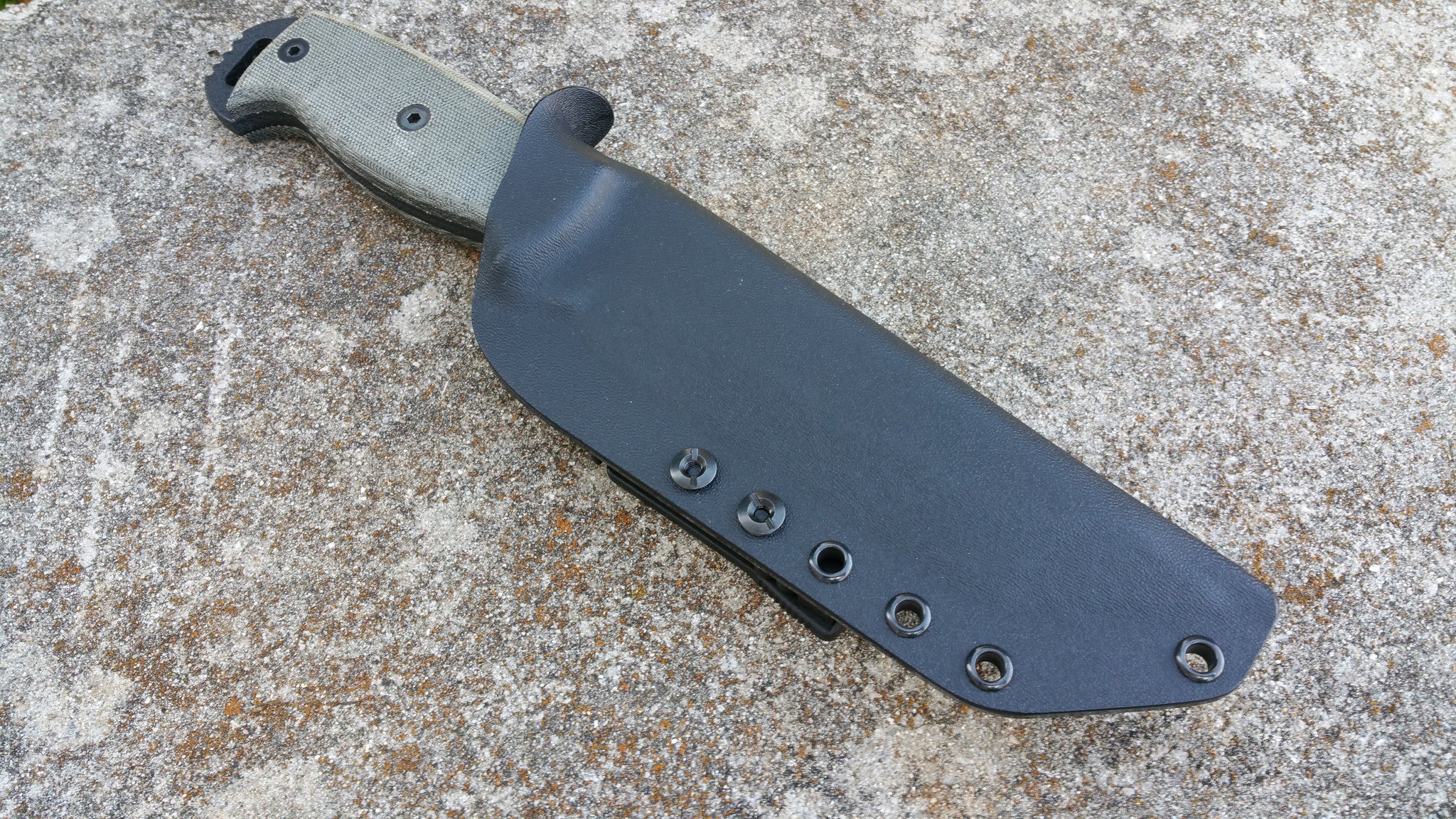 Ontario RD Tanto Ranger Taco Style custom kydex sheath w/ Tek-Lok