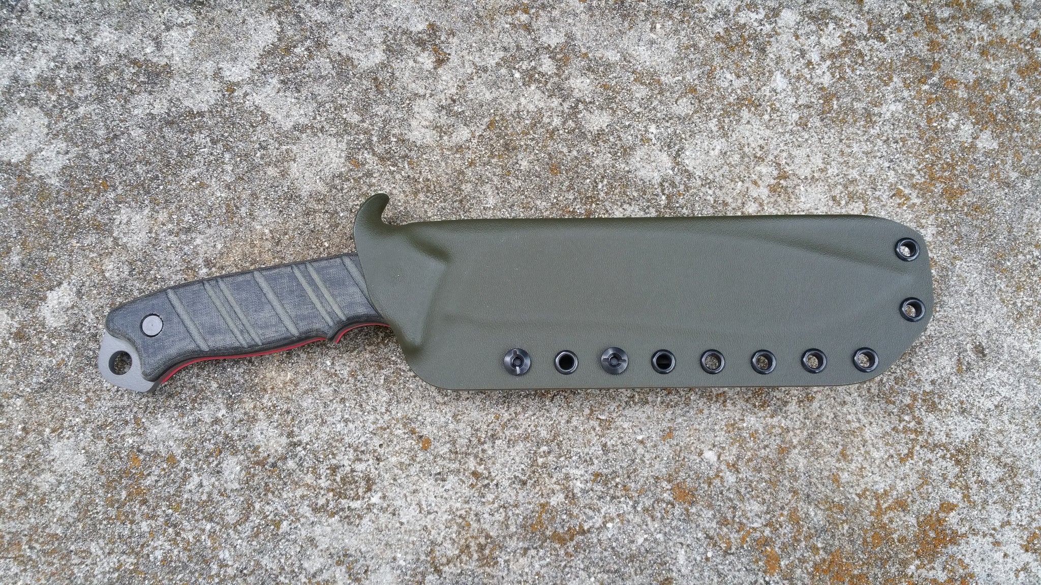 Buck Thug Taco style Kydex Sheath w/ Tek-Lok