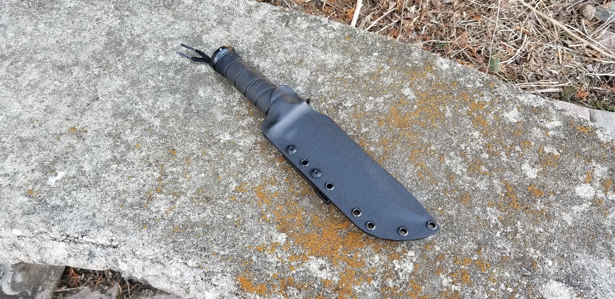 KA-BAR USMC & FULL SIZE KNIFE Kydex Sheath in Taco Style, tek-lok Style