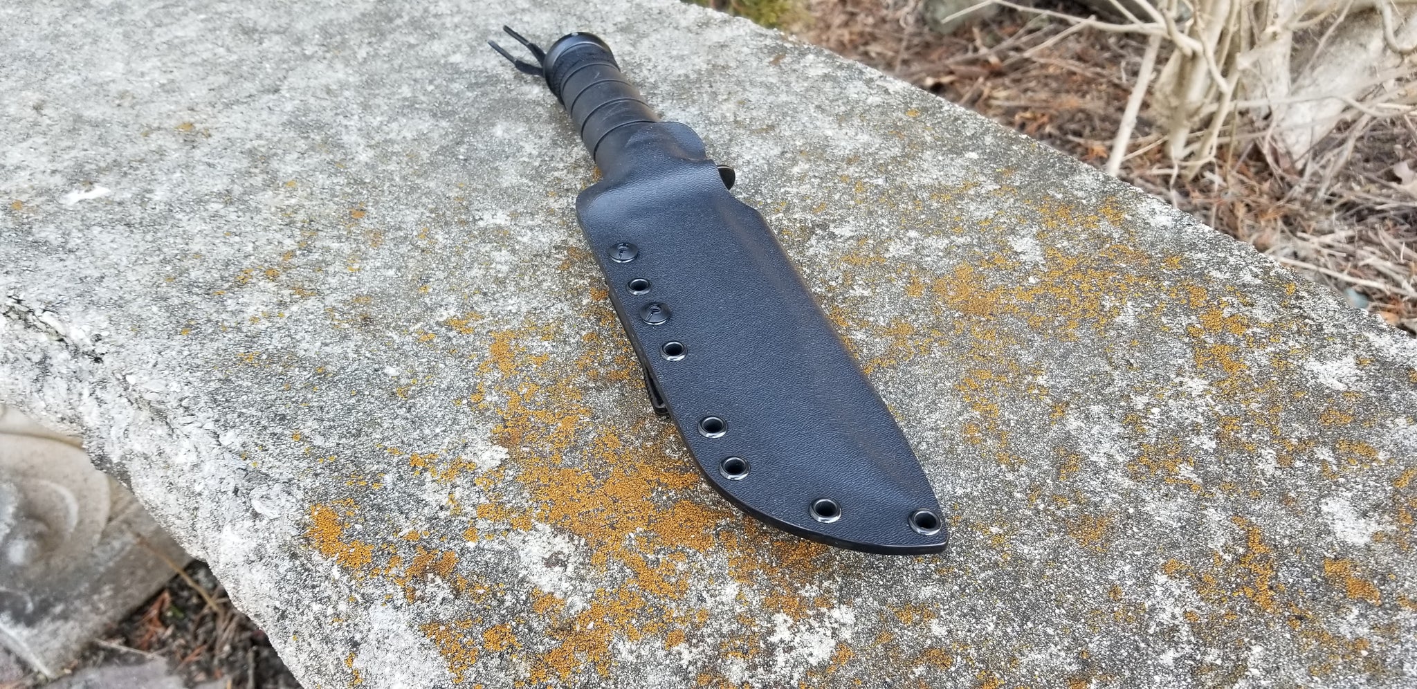 KA-BAR USMC & FULL SIZE KNIFE Kydex Sheath in Taco Style, tek-lok Style