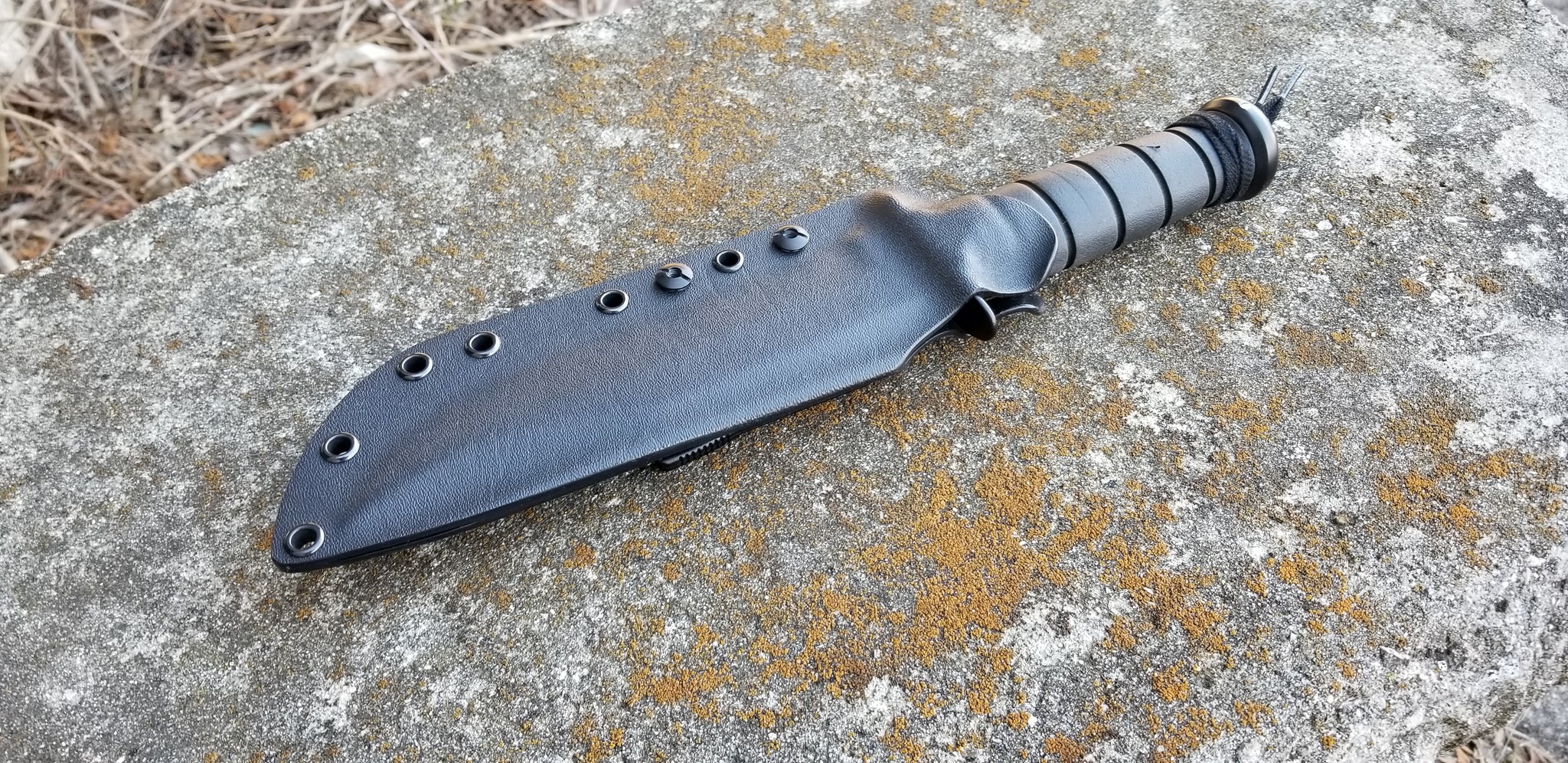 KA-BAR USMC & FULL SIZE KNIFE Kydex Sheath in Taco Style, tek-lok Style