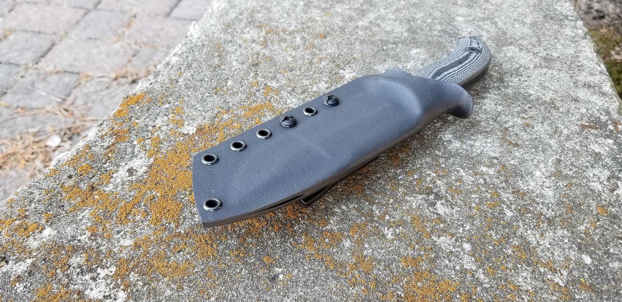 Schrade SCHF10 Taco Style custom Kydex sheath plus Tek-lok