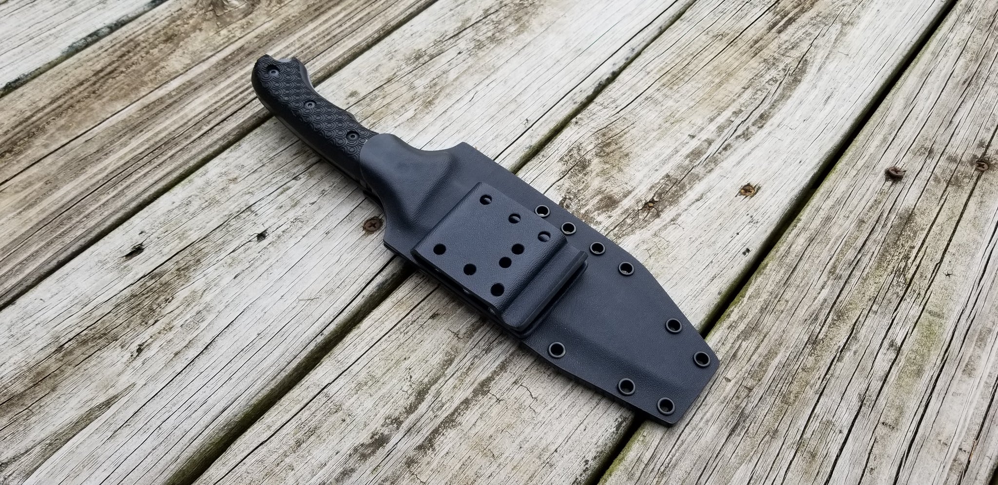 SCHRADE  SCHF9 Pancake Style Custome Kydex Sheath w/ Kydex Belt Clip