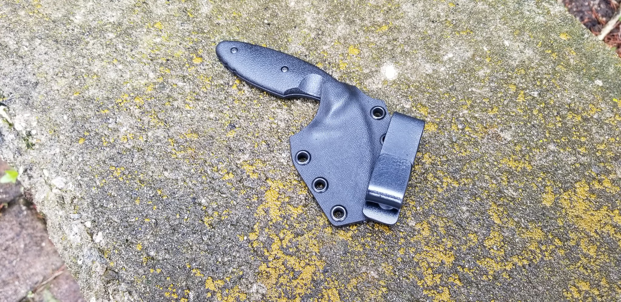 KA-BAR TDI 1480 custom Pancake style Kydex sheath with IWB J-CLIP