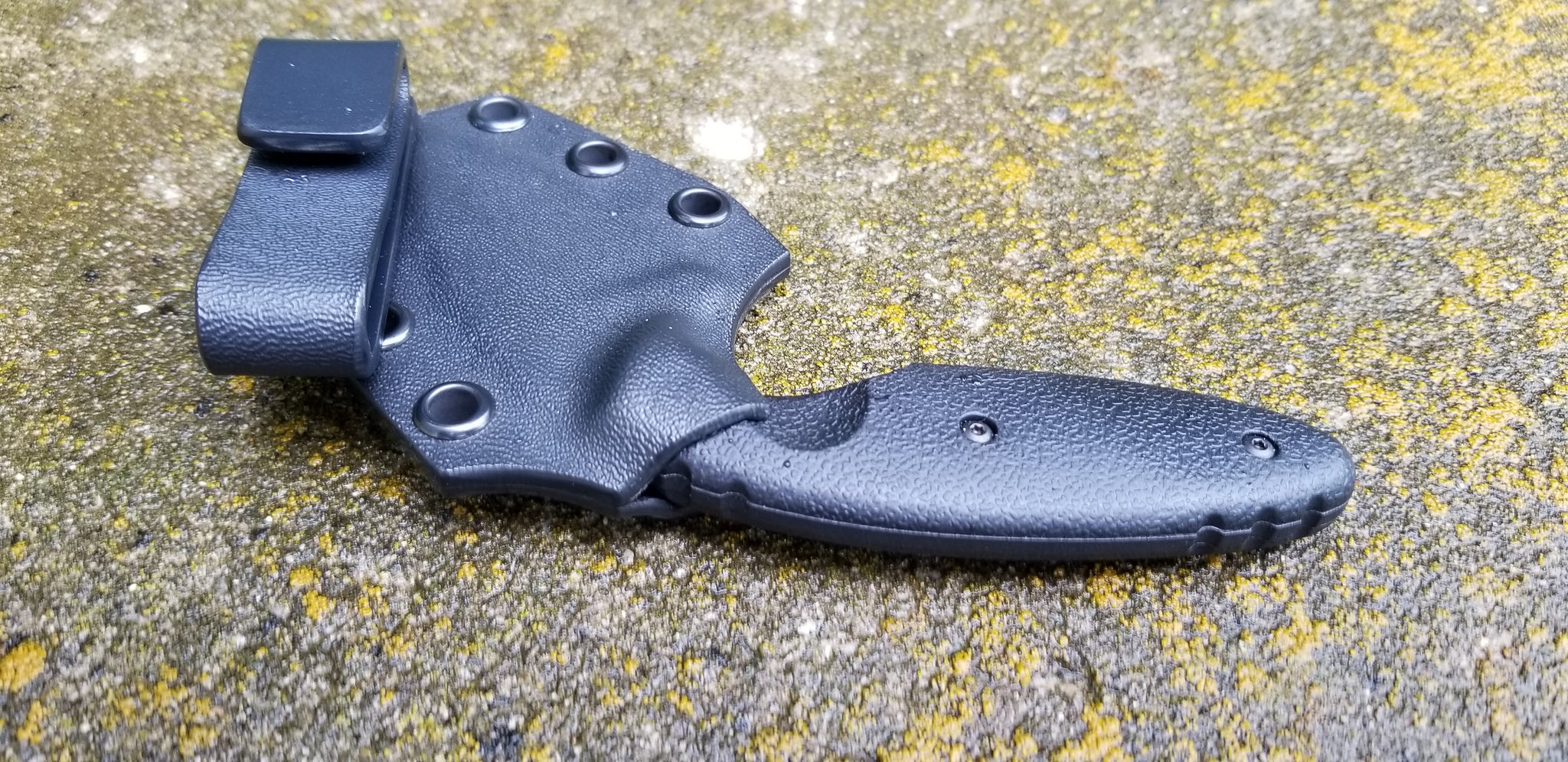 KA-BAR TDI 1480 custom Pancake style Kydex sheath with IWB J-CLIP