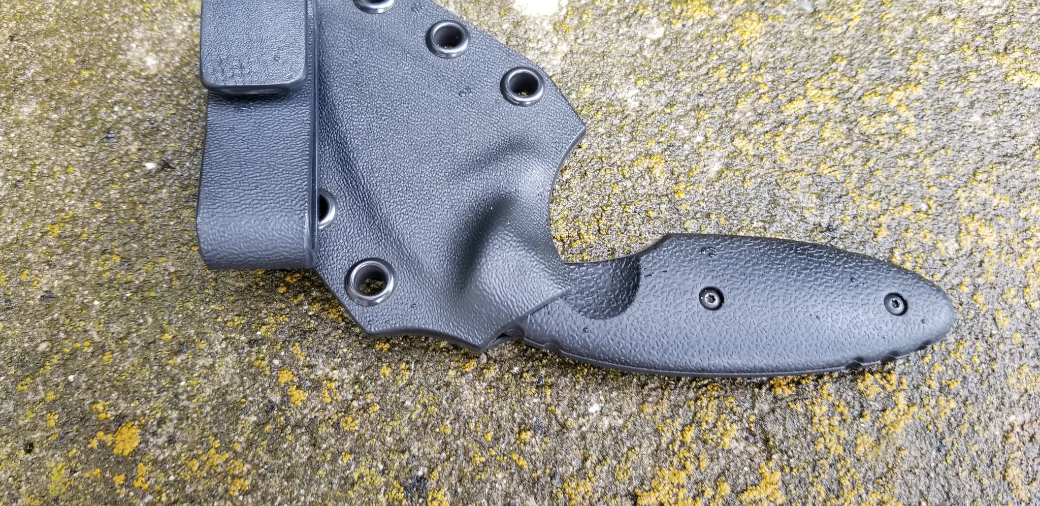 KA-BAR TDI 1480 custom Pancake style Kydex sheath with IWB J-CLIP