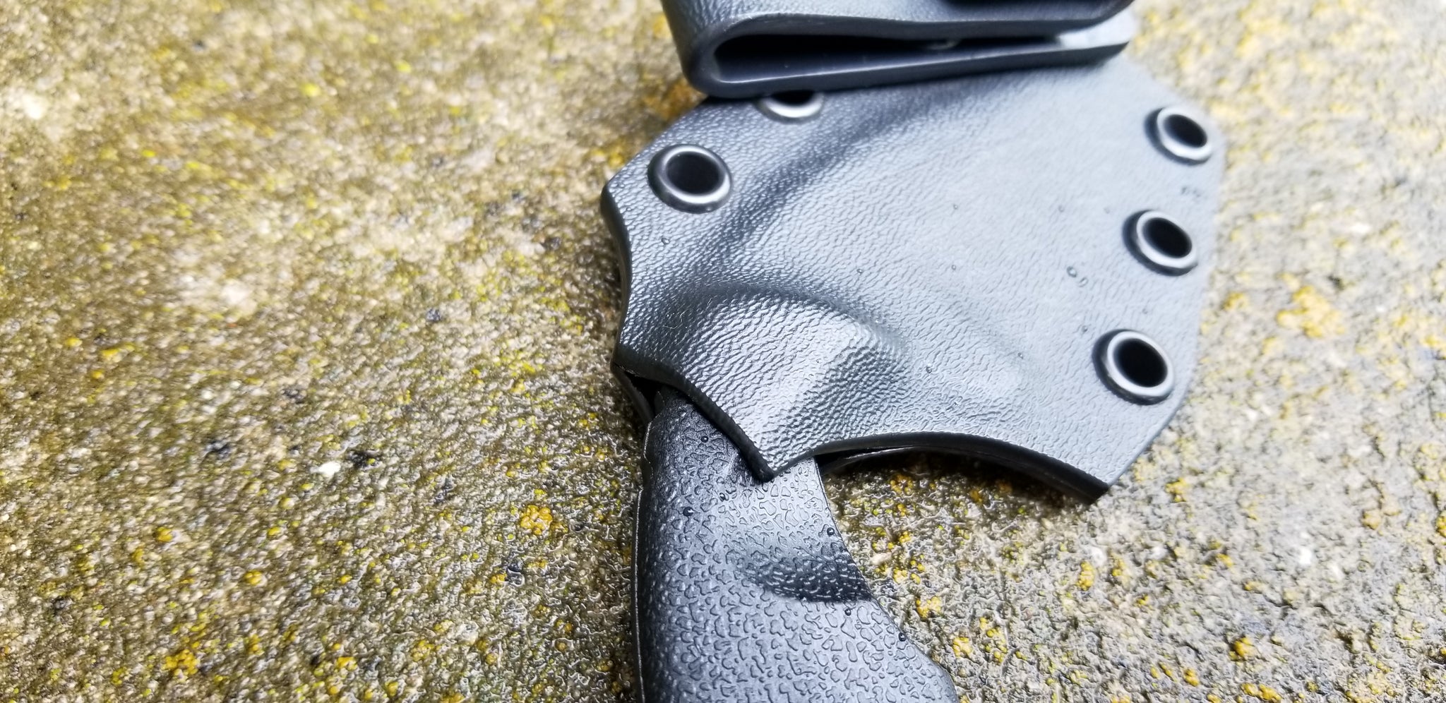 KA-BAR TDI 1480 custom Pancake style Kydex sheath with IWB J-CLIP