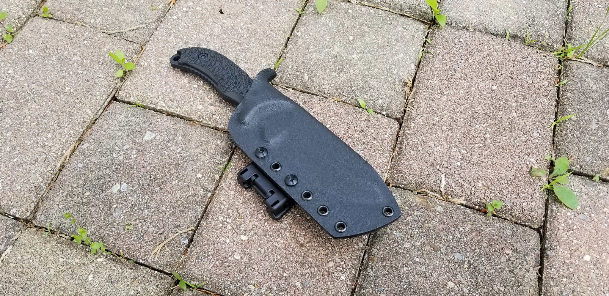 SCHRADE SCHF36 Taco Style Custome Kydex Sheath w/ adj. Polymer Belt clip