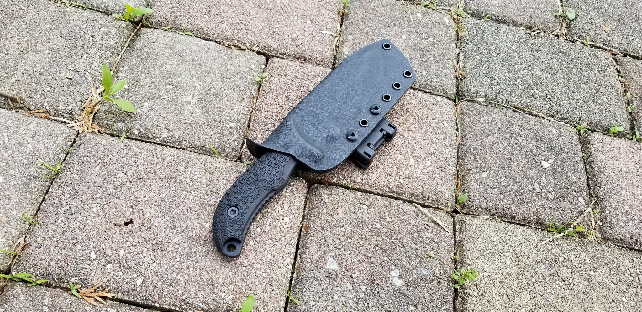 SCHRADE SCHF36 Taco Style Custome Kydex Sheath w/ adj. Polymer Belt clip