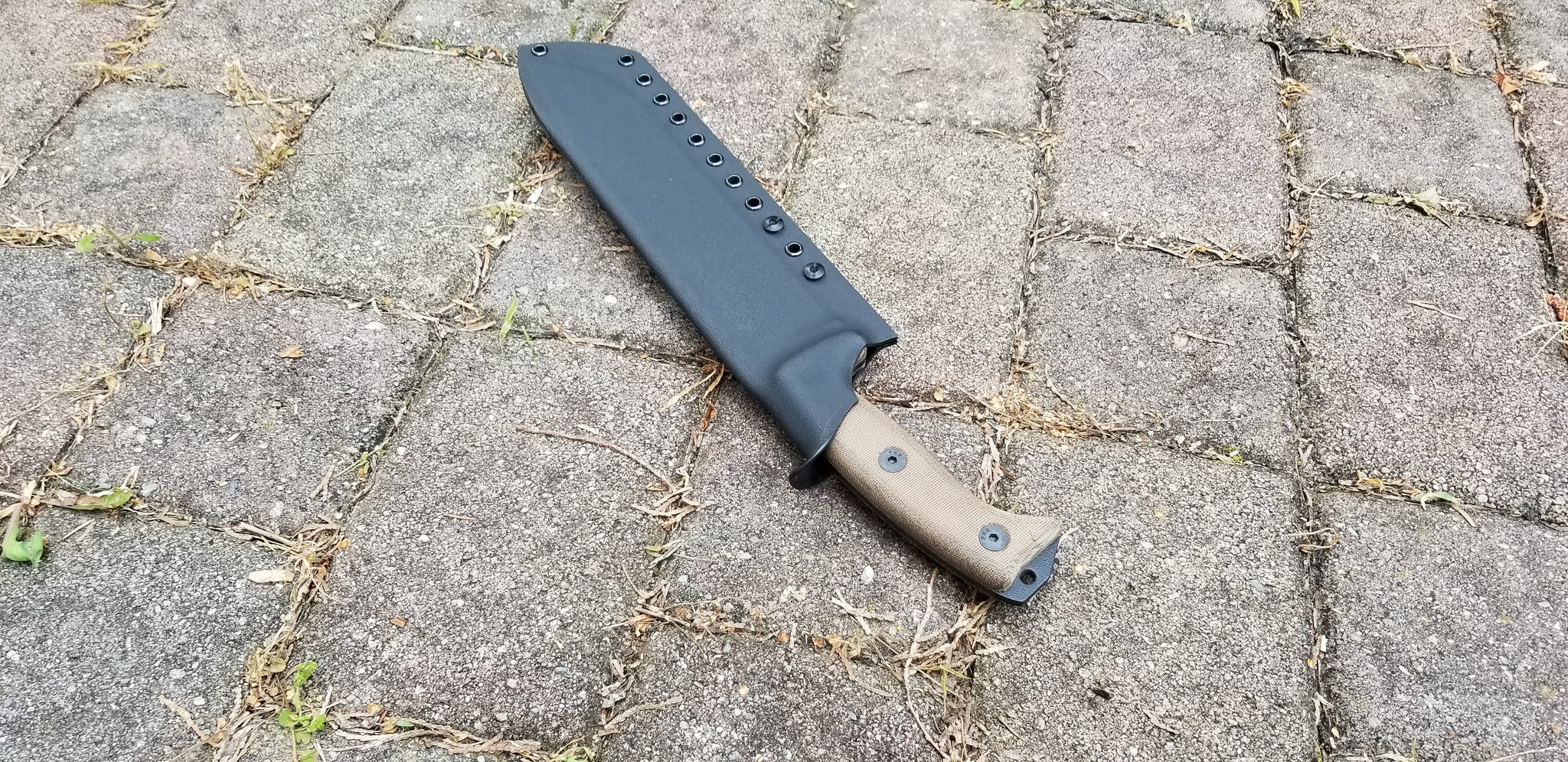 ESEE JUNGLAS custom Taco style Kydex sheath w/  adj. polymer belt clip