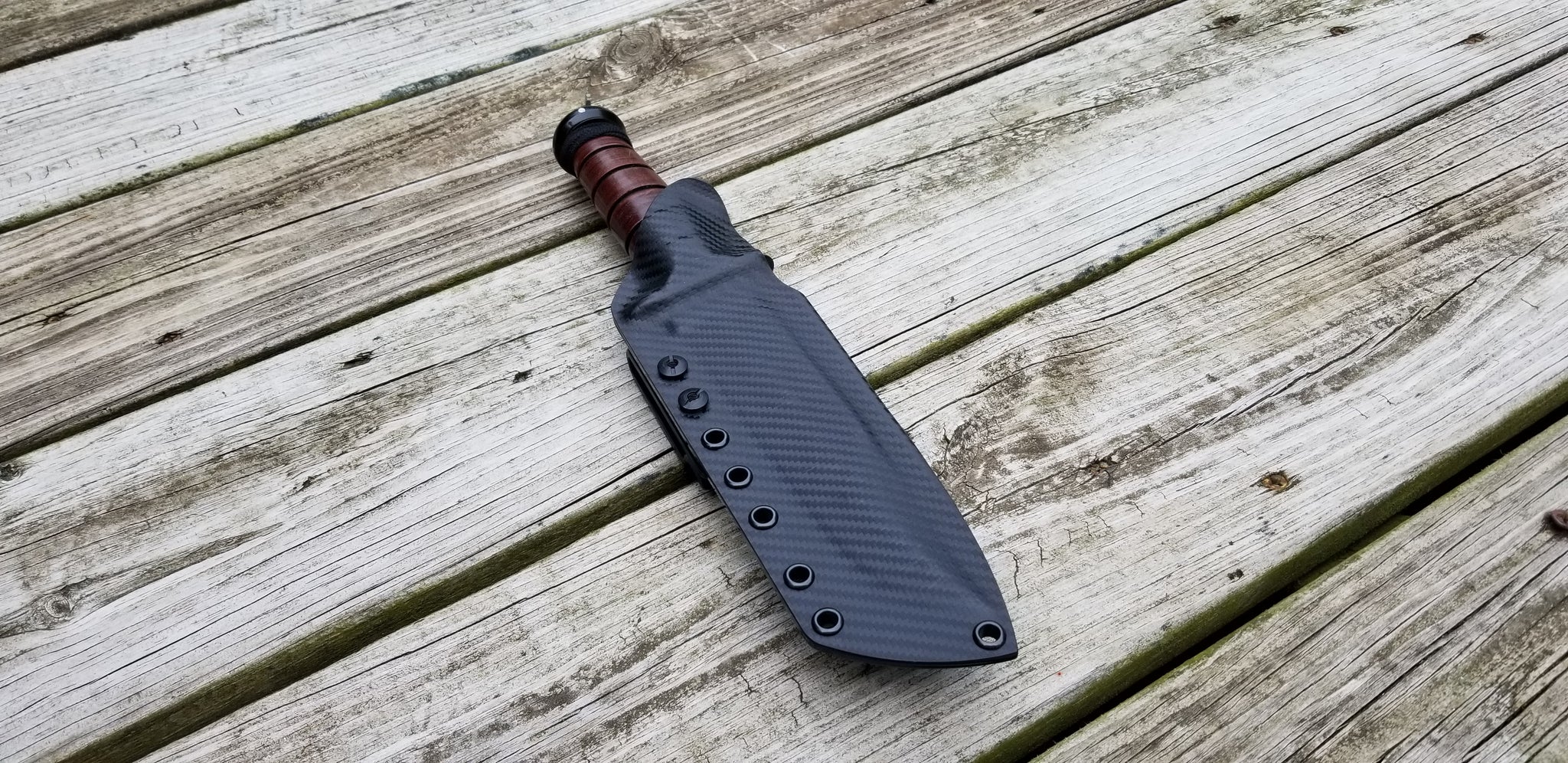 KA-BAR USMC custom Taco kydex sheath plus Clip