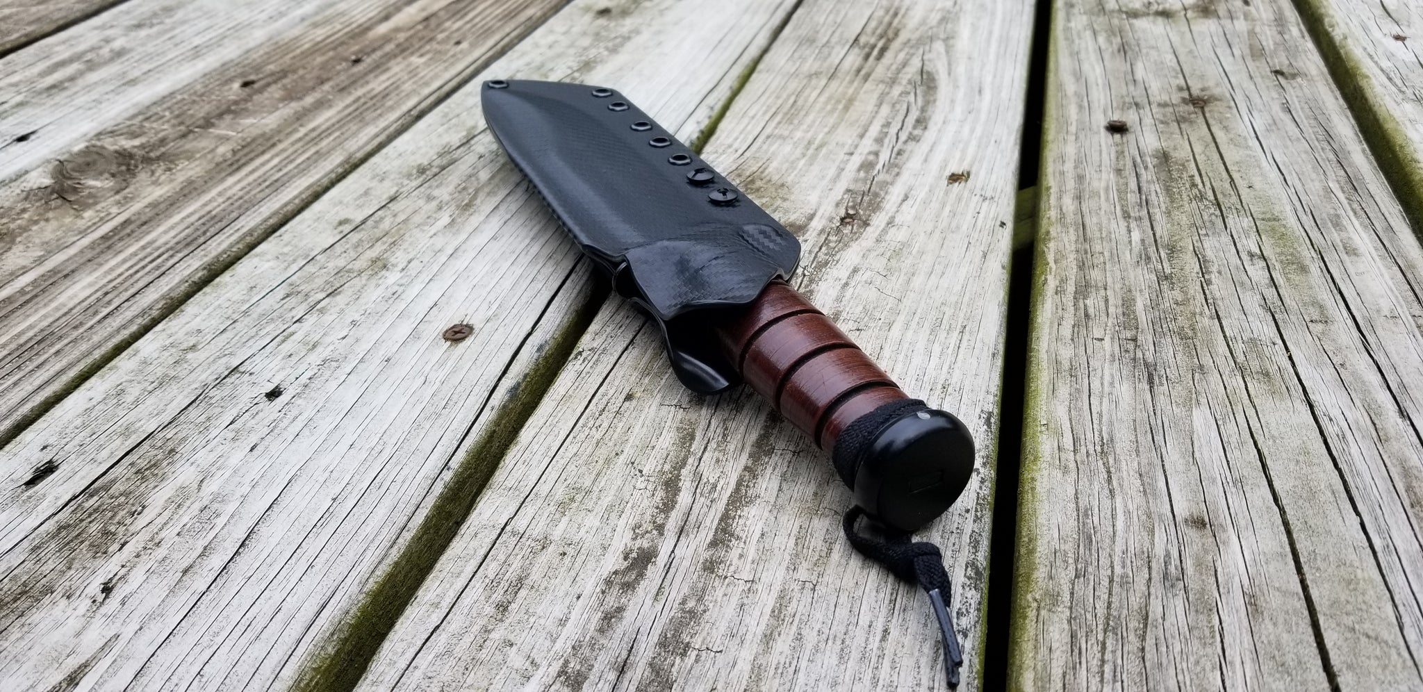 KA-BAR USMC custom Taco kydex sheath plus Clip