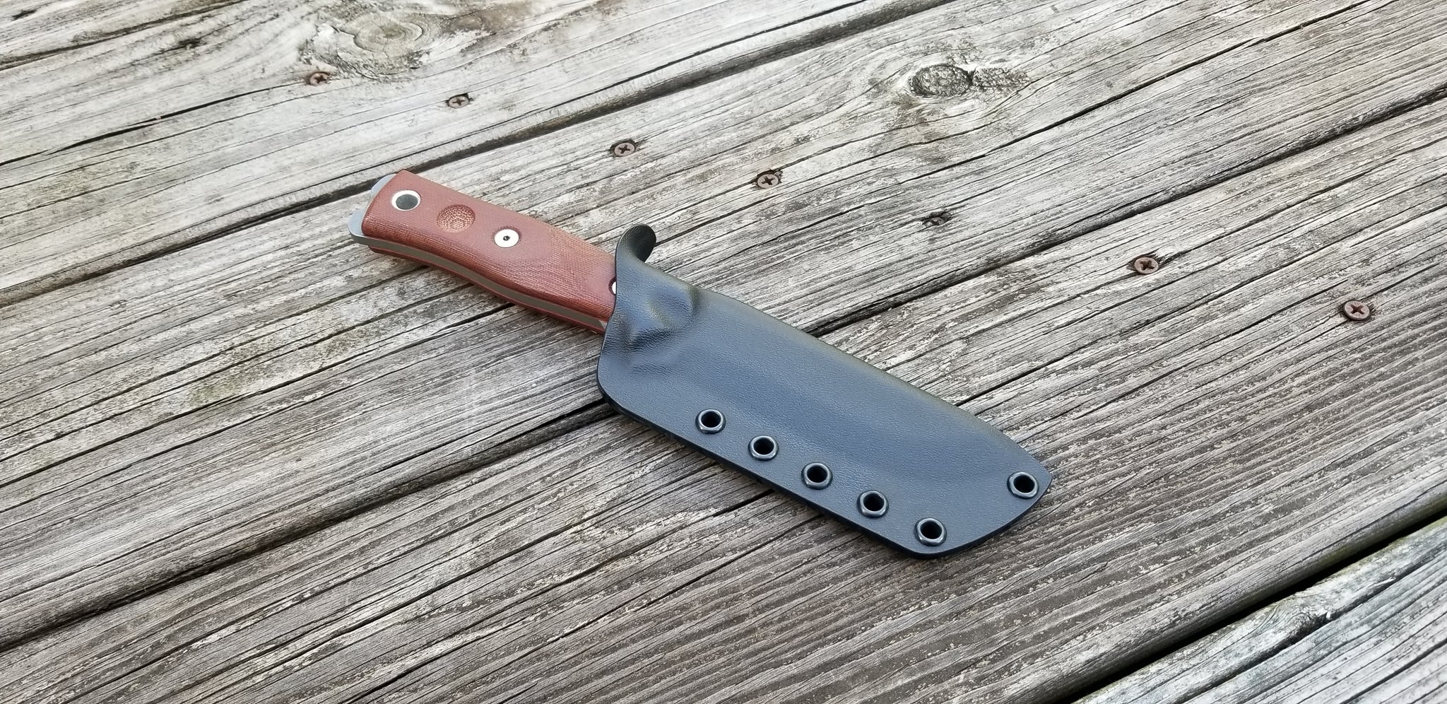 TOPS B.O.B FIELDCRAFT Taco Style Custom kydex Sheath