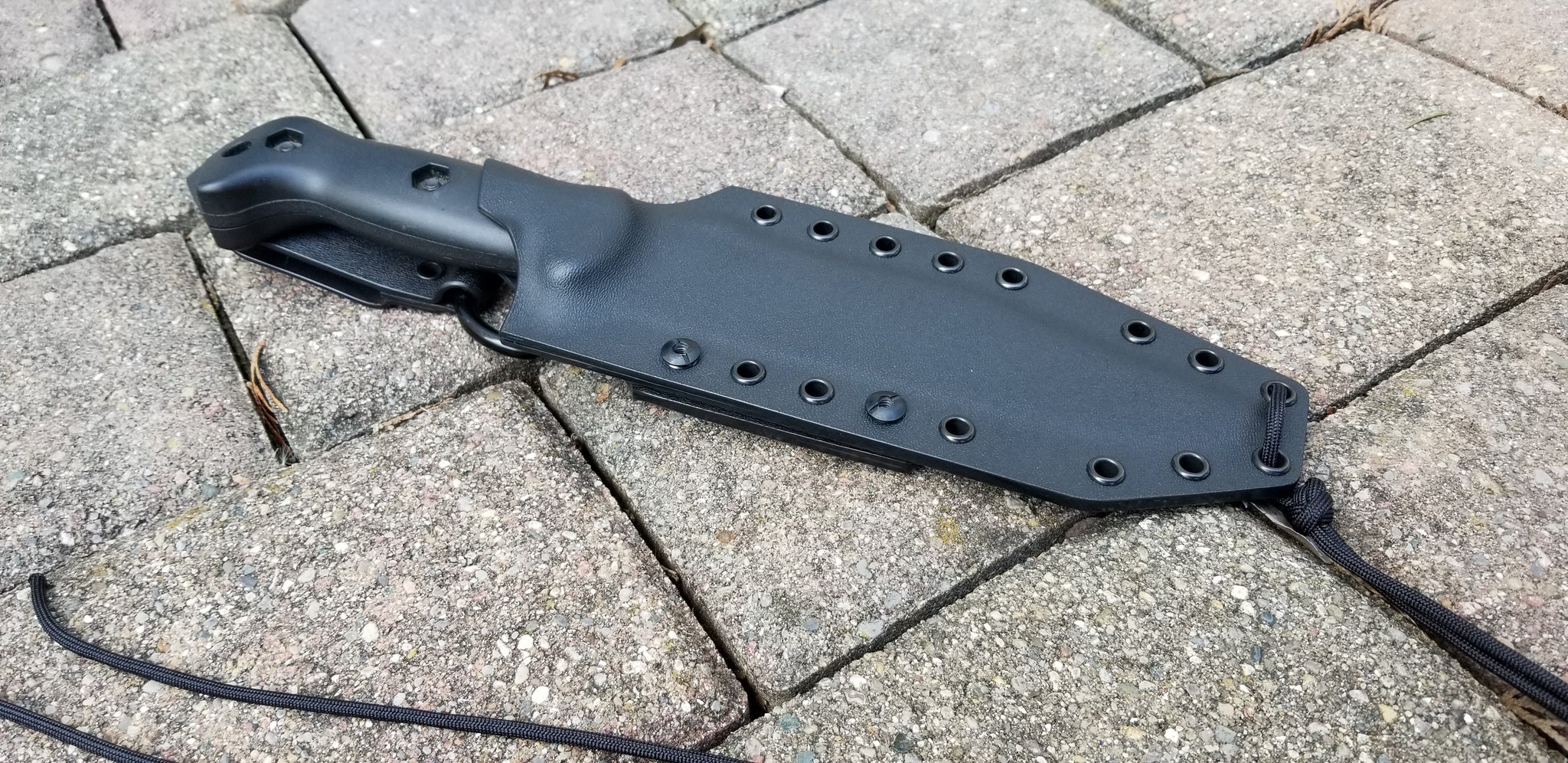 KA-BAR BK7 Kydex sheath PANCAKE style