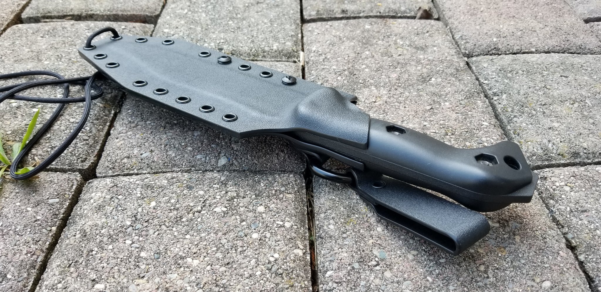 KA-BAR BK7 Kydex sheath PANCAKE style