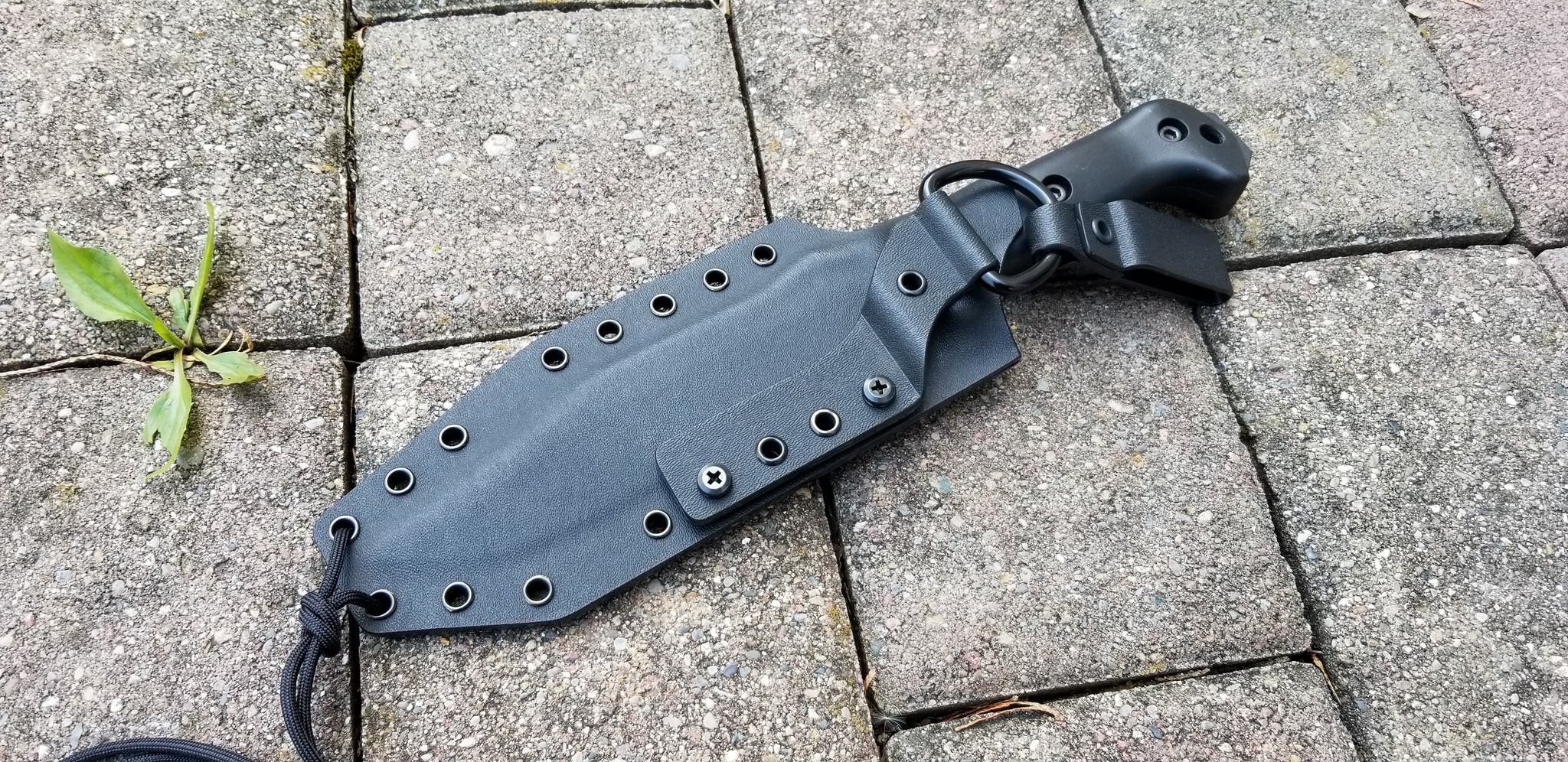 KA-BAR BK7 Kydex sheath PANCAKE style