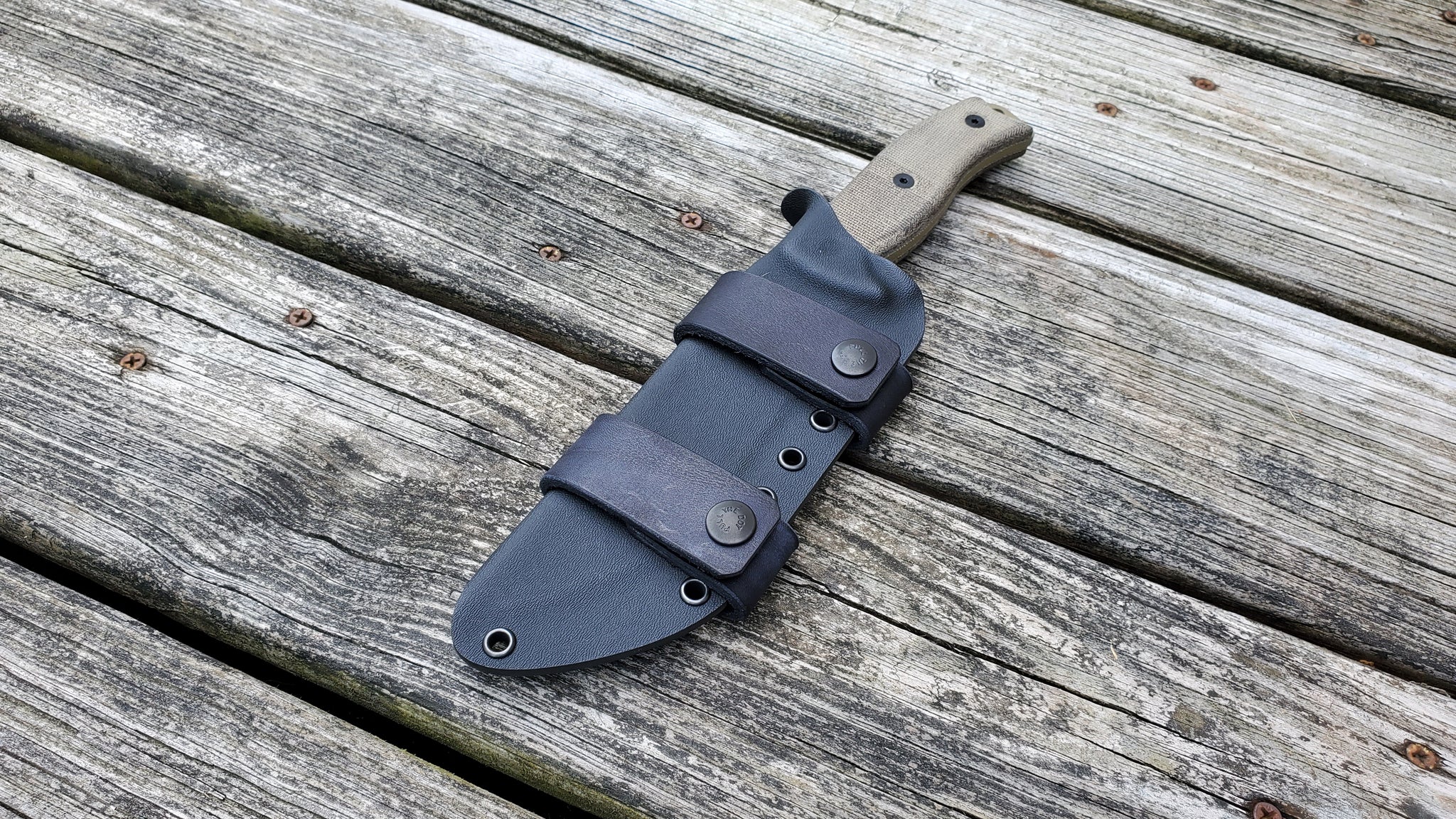 Single and Double Leather Knife Pouches