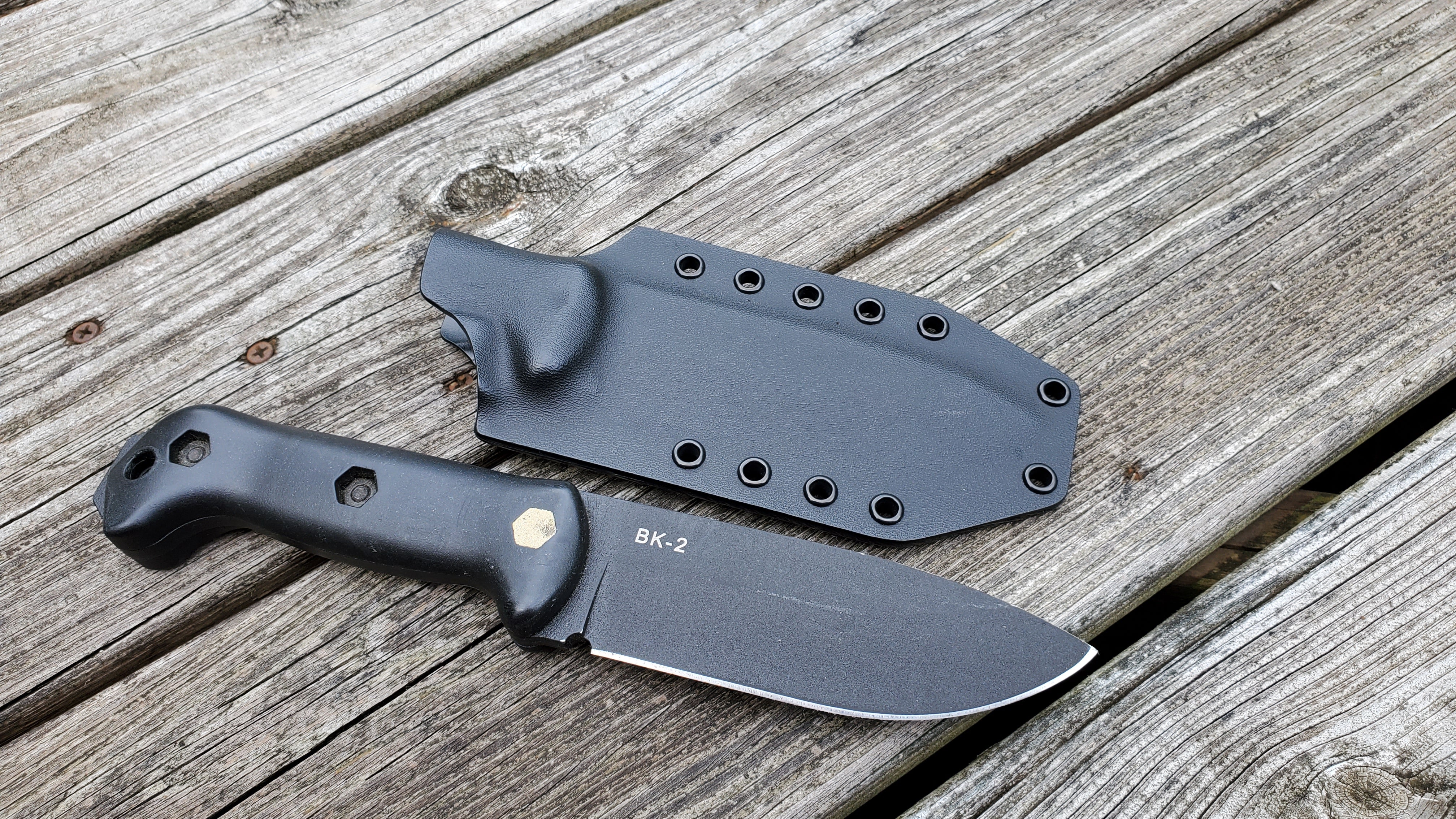 KA-BAR Becker BK2 Kydex pancake style Sheath
