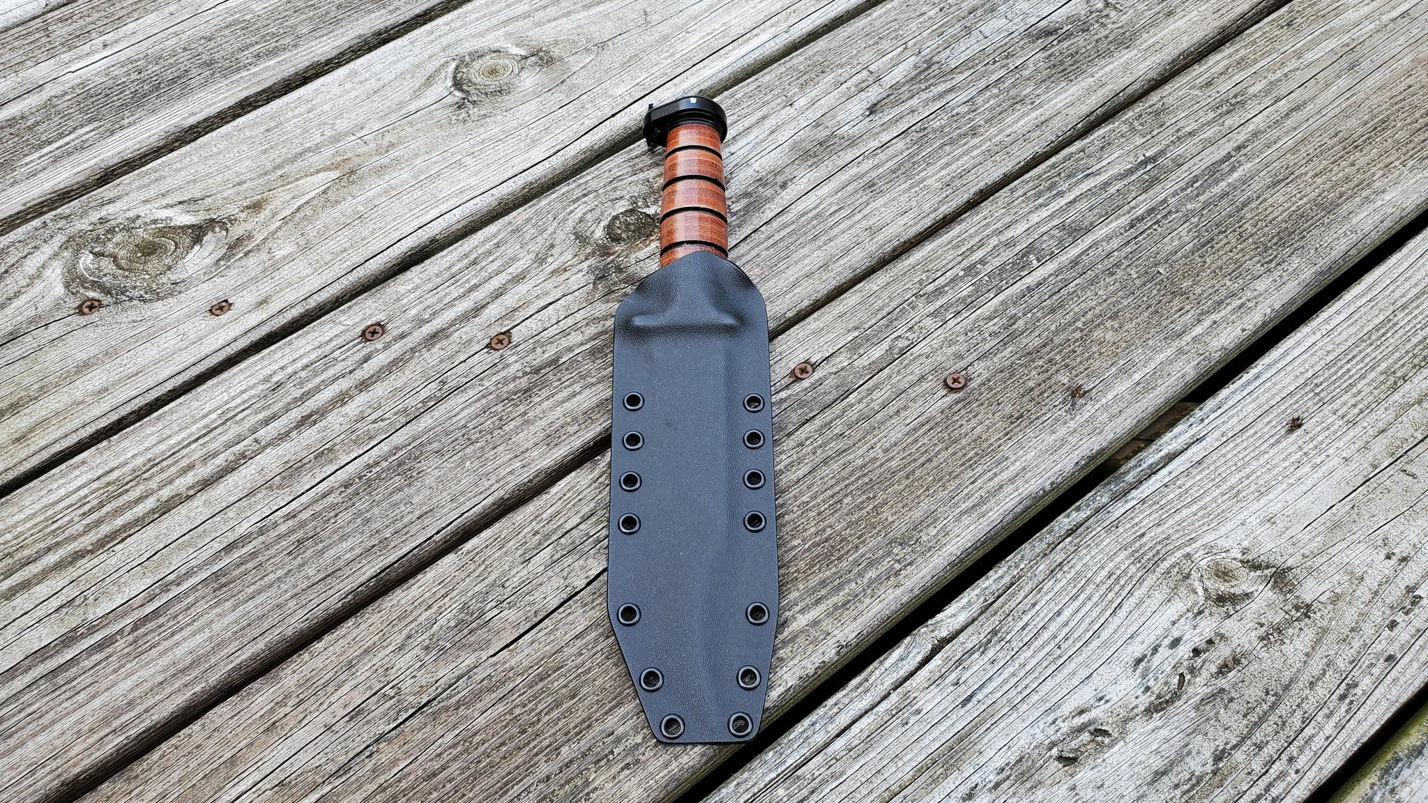 KA-BAR DOG'S HEAD Kydex Sheath pancake style (sheath only)