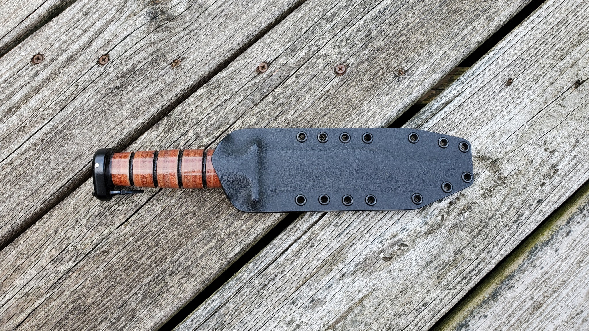 KA-BAR DOG'S HEAD Kydex Sheath pancake style (sheath only)