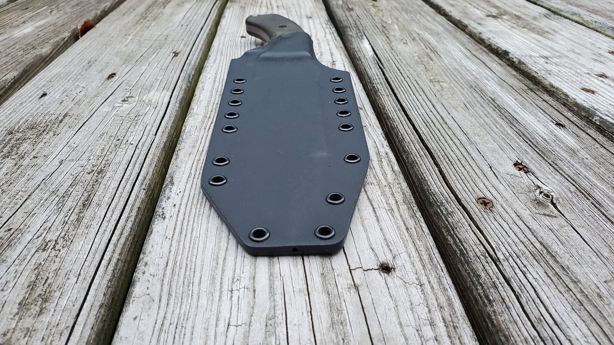 TOPS TAHOMA FIELD KNIFE Pancake Style custom Kydex sheath