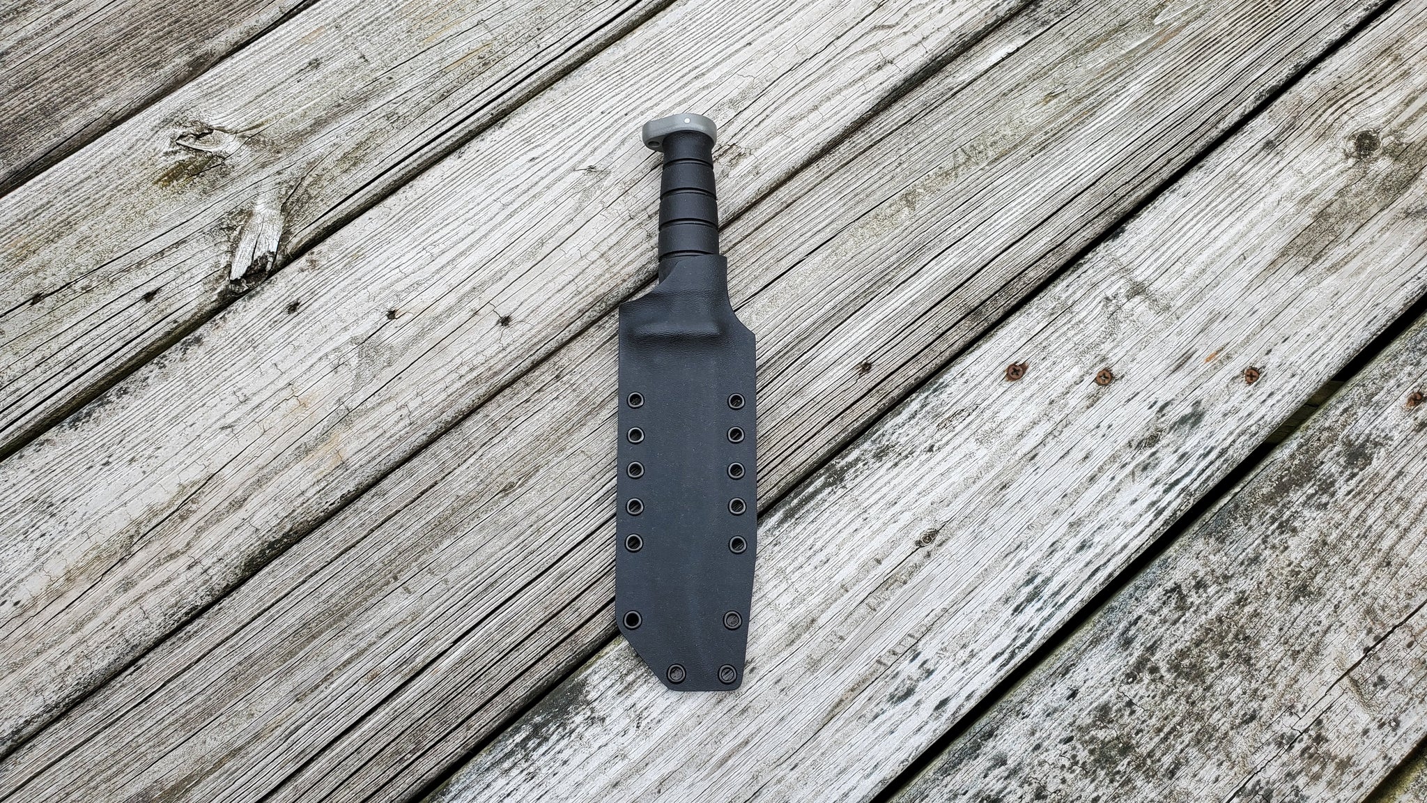 KA-BAR D2 Fighter Extreme Custom Pancake style Kydex Sheath (sheath only)