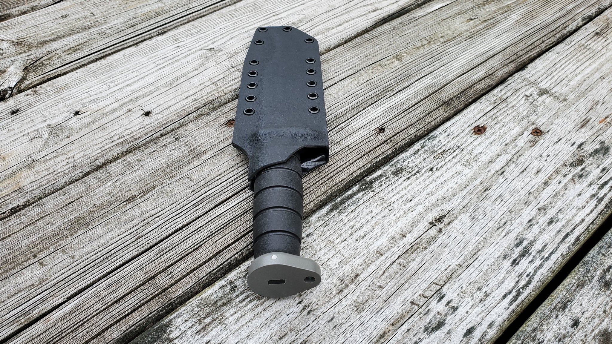 KA-BAR D2 Fighter Extreme Custom Pancake style Kydex Sheath (sheath only)