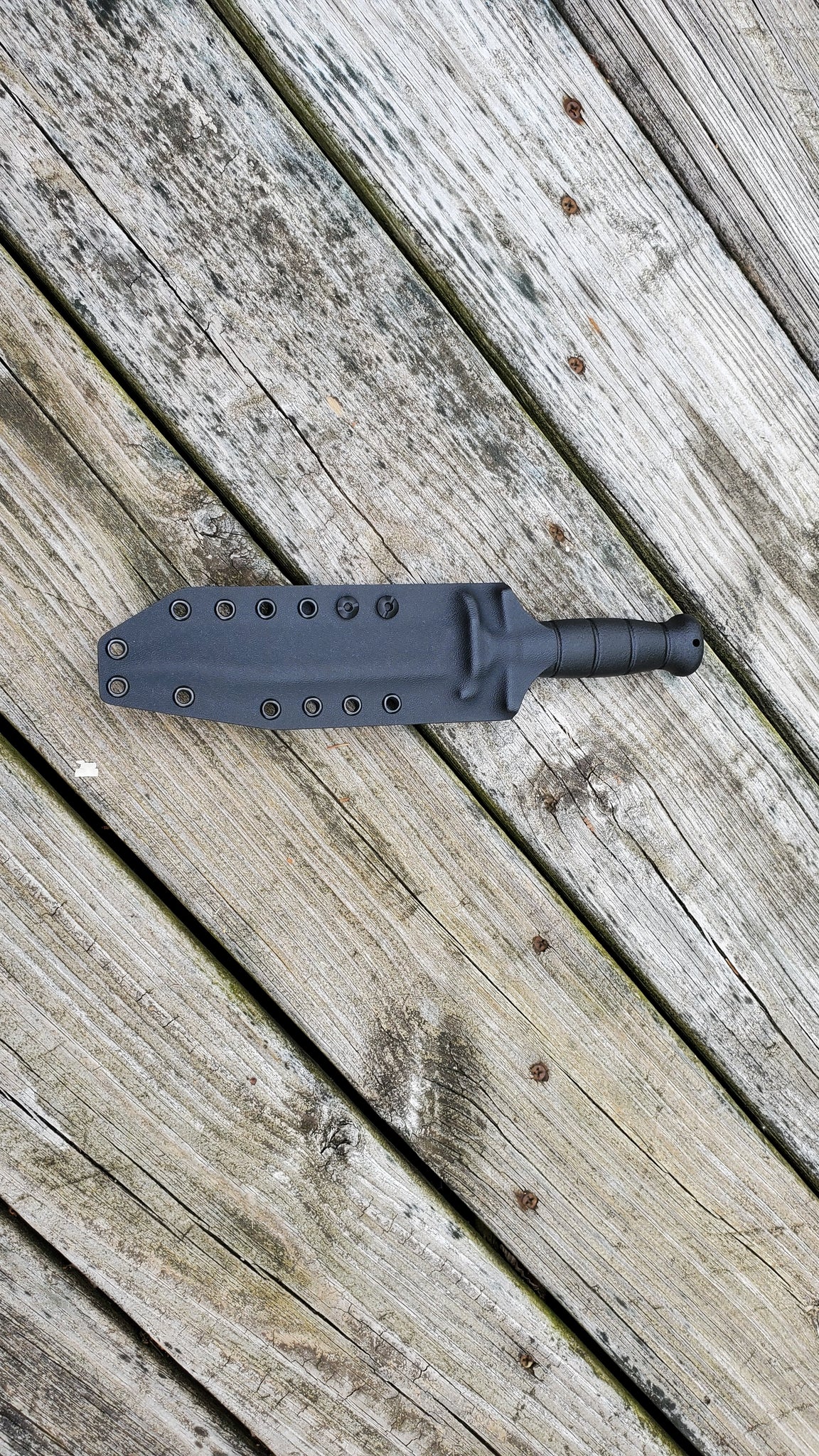 GLOCK Field Knife Kydex Sheath, Pancake, Narrow Dots Style Clip