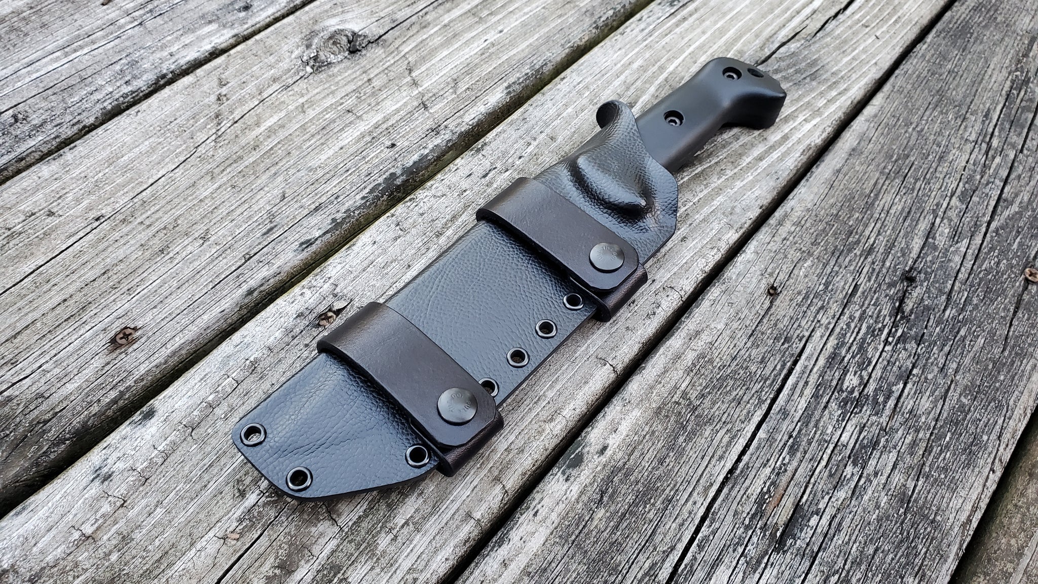 KA-BAR BK7 custom "RAPTOR texture" Scout Style Sheath