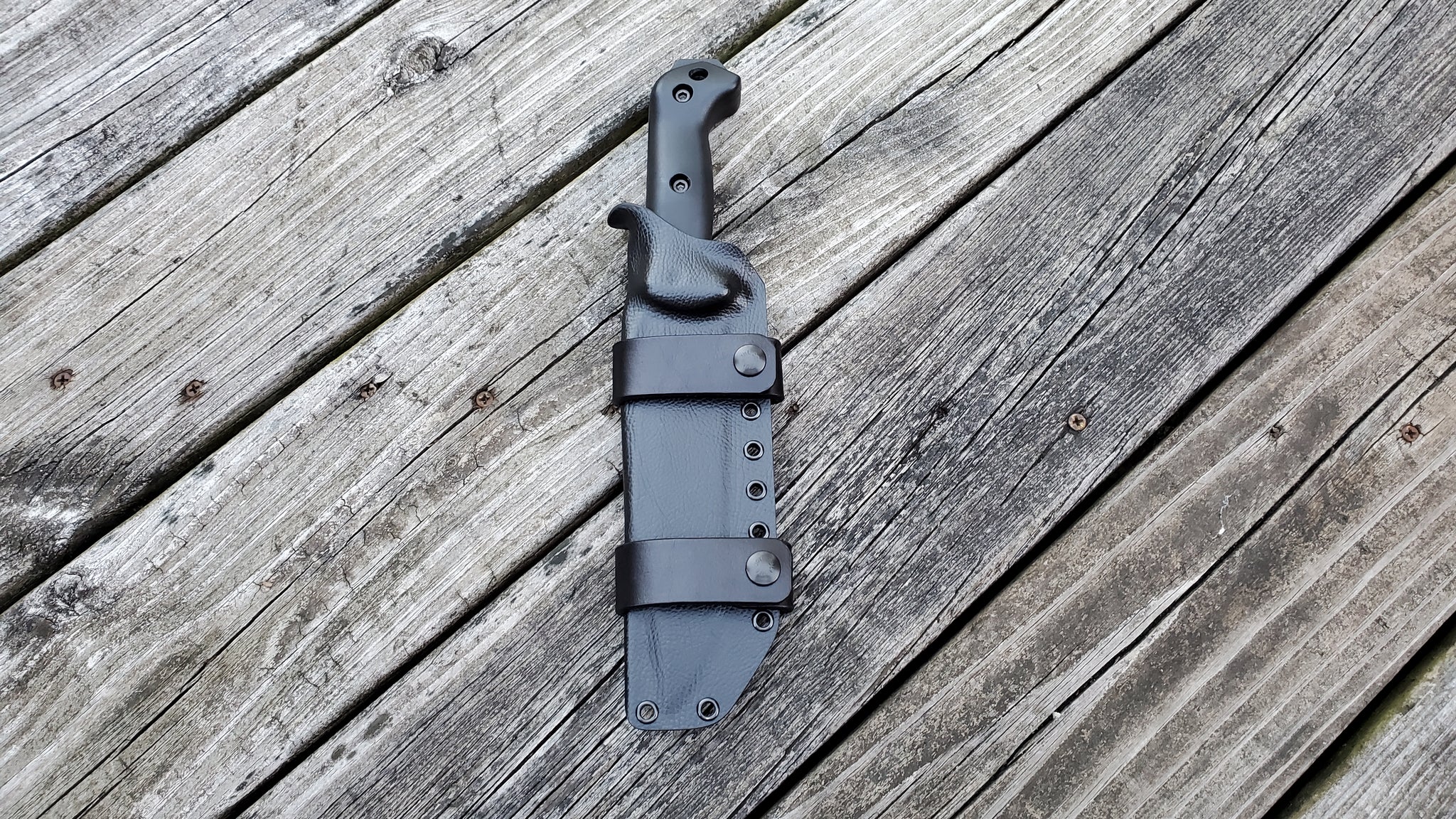 KA-BAR BK7 custom "RAPTOR texture" Scout Style Sheath