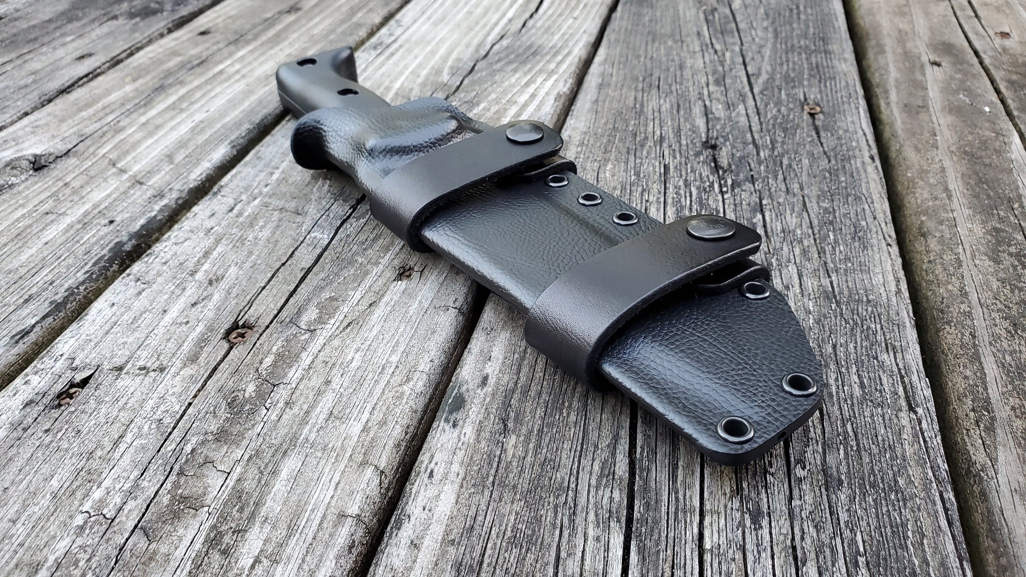 KA-BAR BK7 custom "RAPTOR texture" Scout Style Sheath