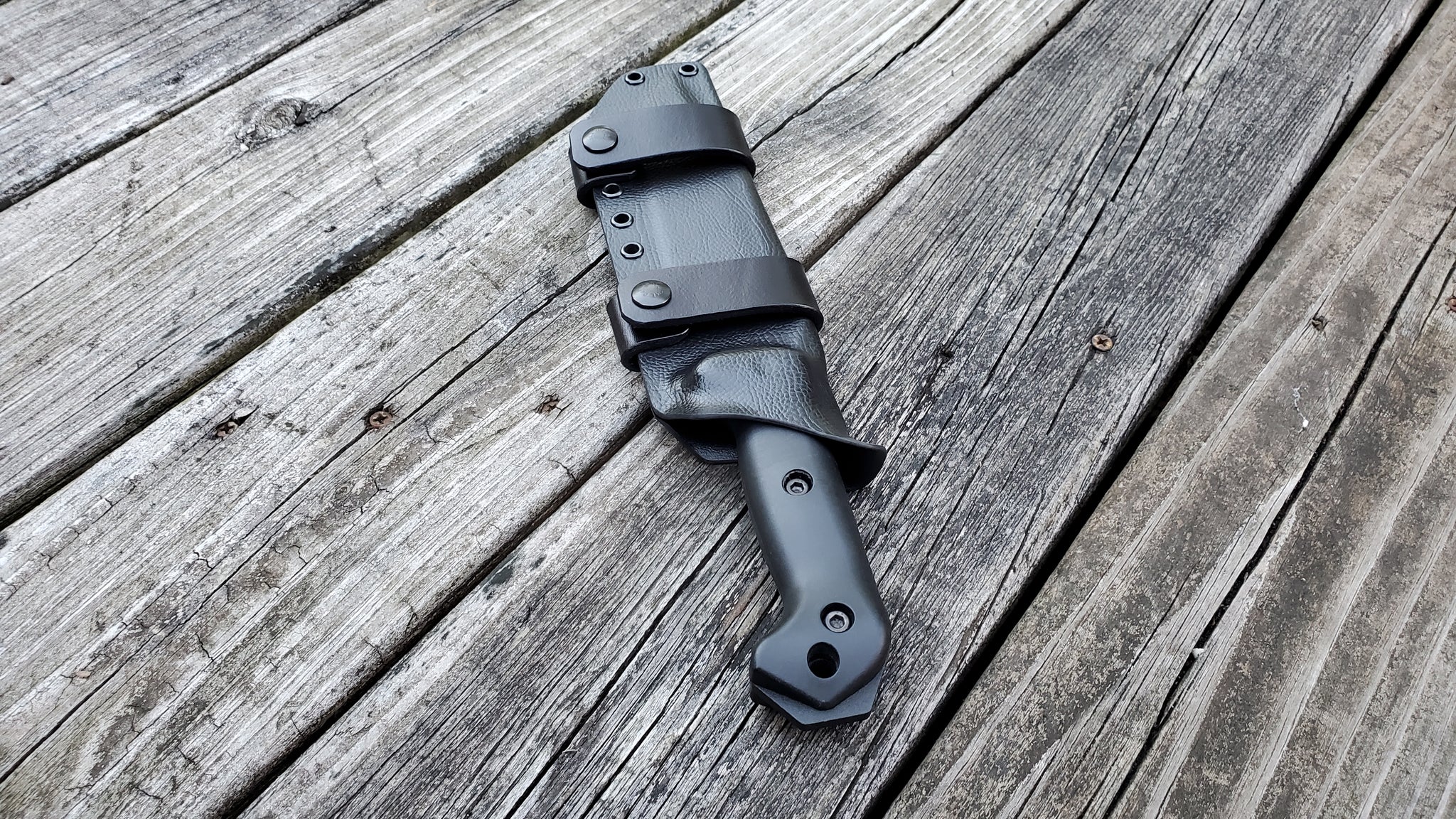 KA-BAR BK7 custom "RAPTOR texture" Scout Style Sheath