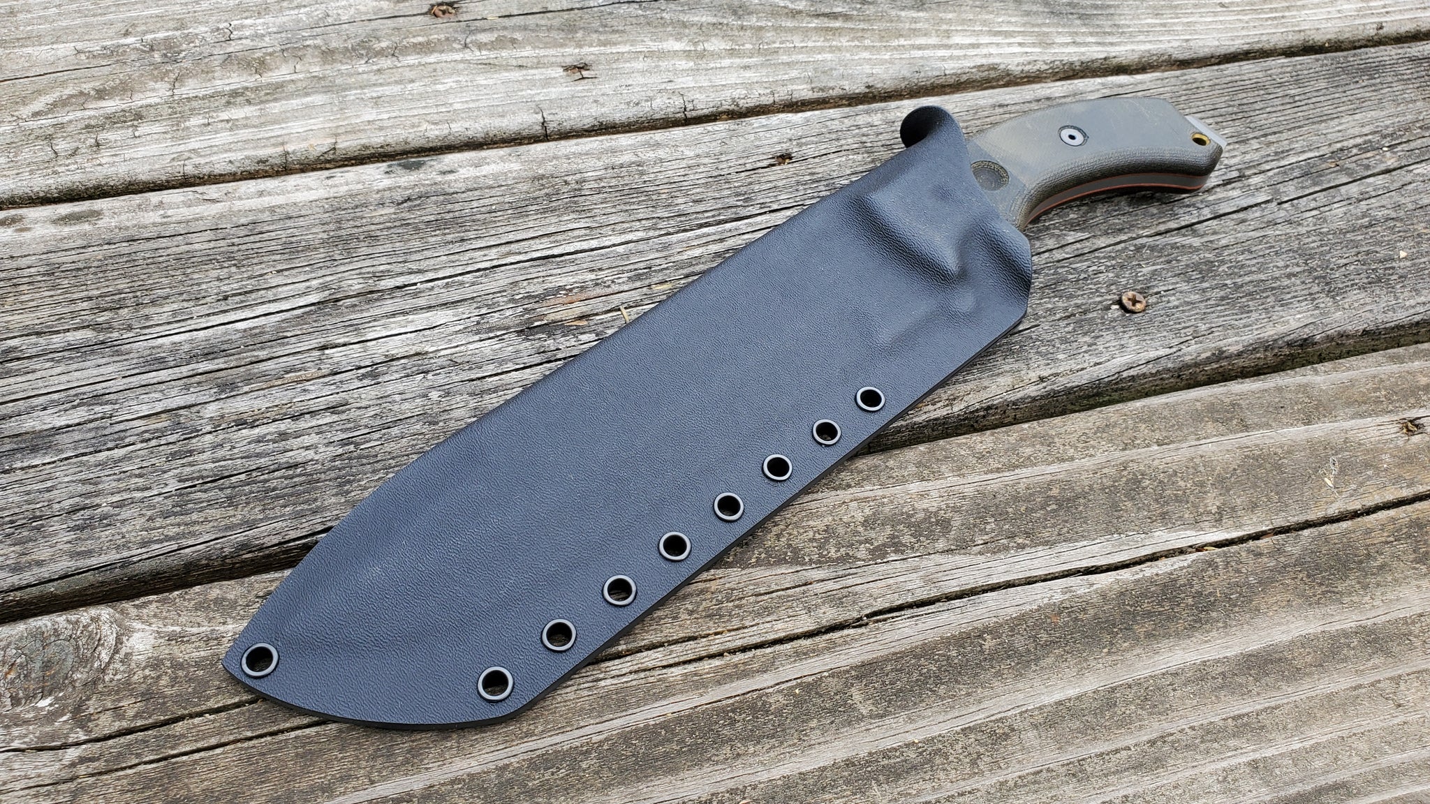 TOPS "TAHOMA FIELD KNIFE" custom TACO style kydex sheath
