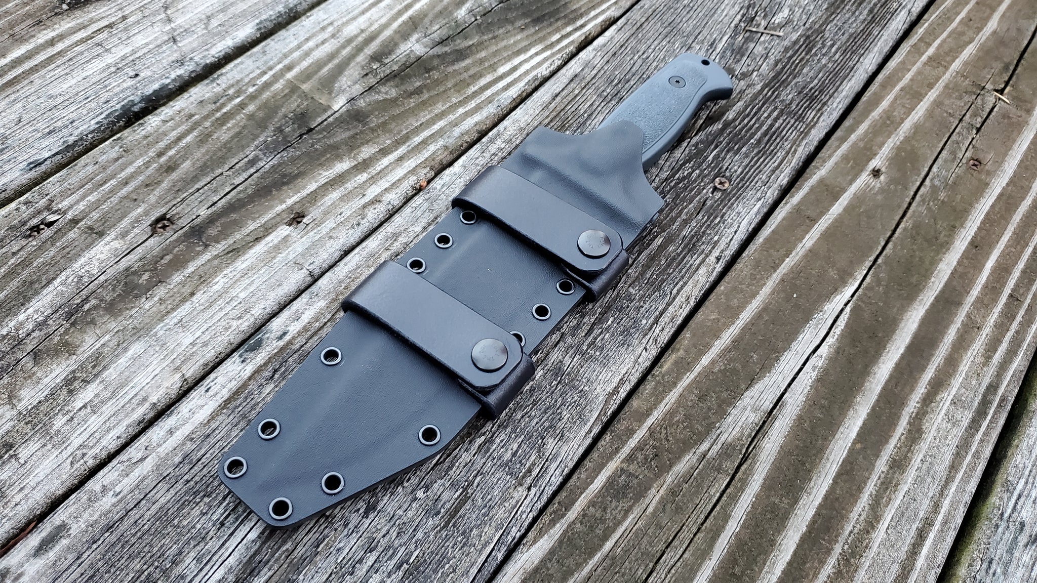 Cold Steel "Drop Forged SURVIVALIST" Scout carry custom Pancake style Kydex Sheath