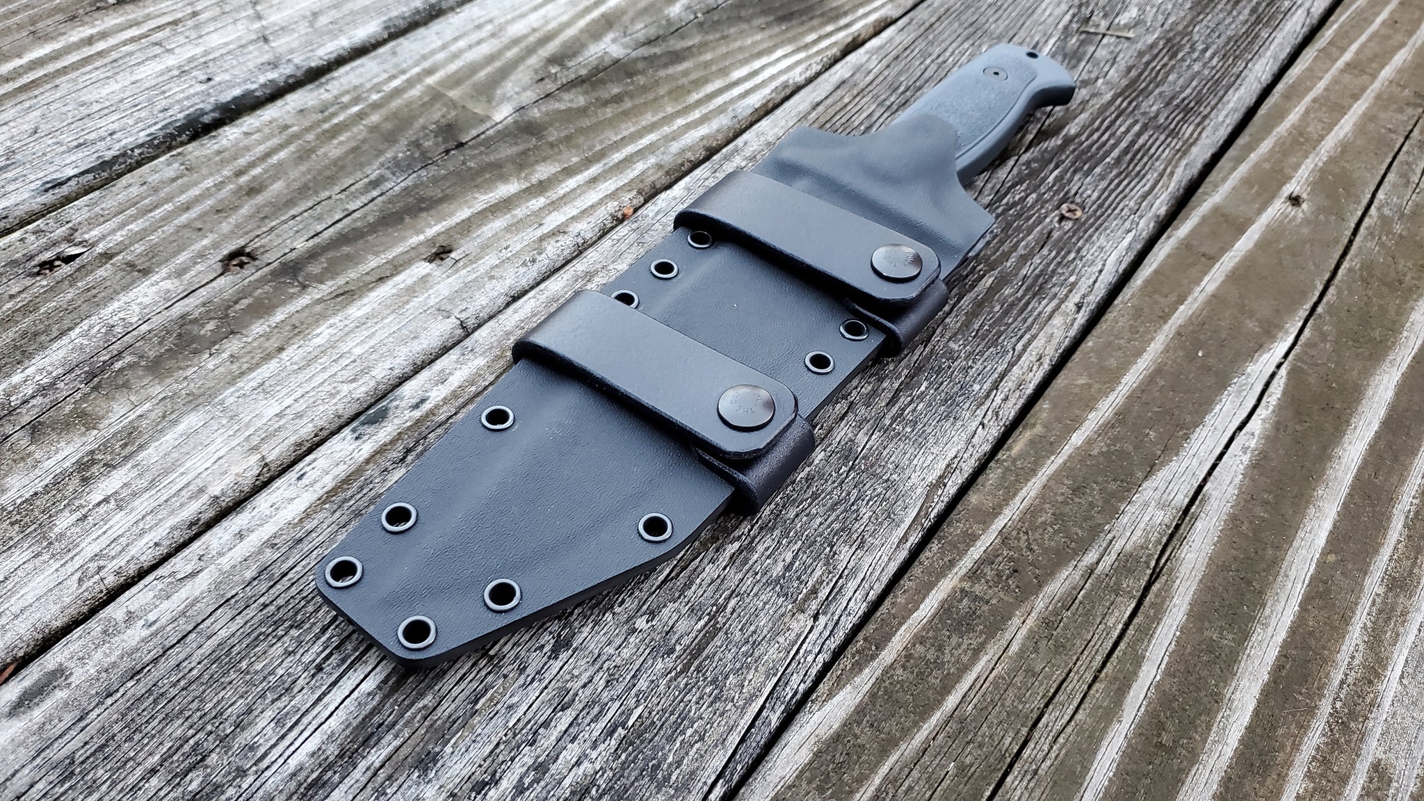 Cold Steel "Drop Forged SURVIVALIST" Scout carry custom Pancake style Kydex Sheath