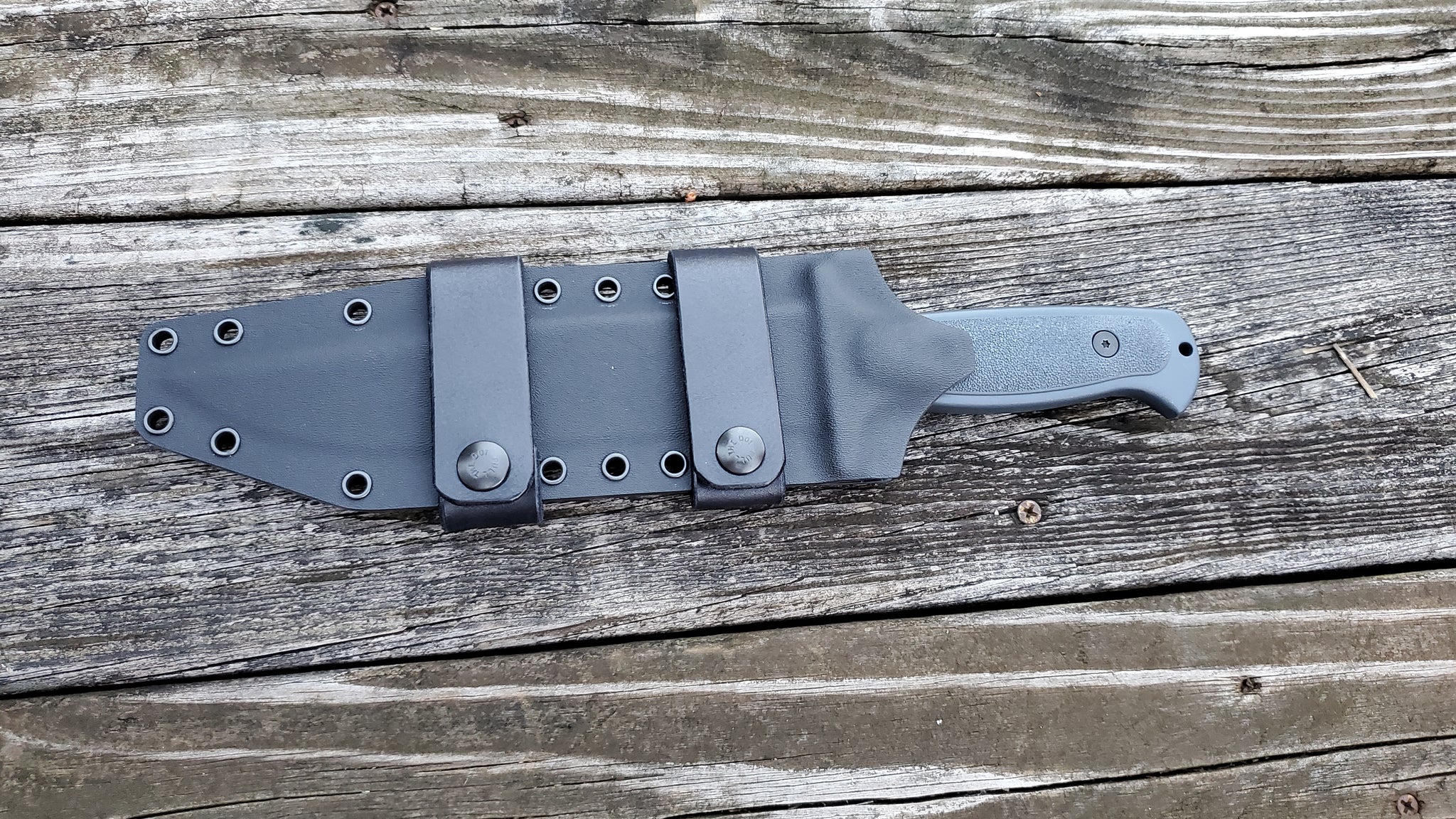 Cold Steel "Drop Forged SURVIVALIST" Scout carry custom Pancake style Kydex Sheath