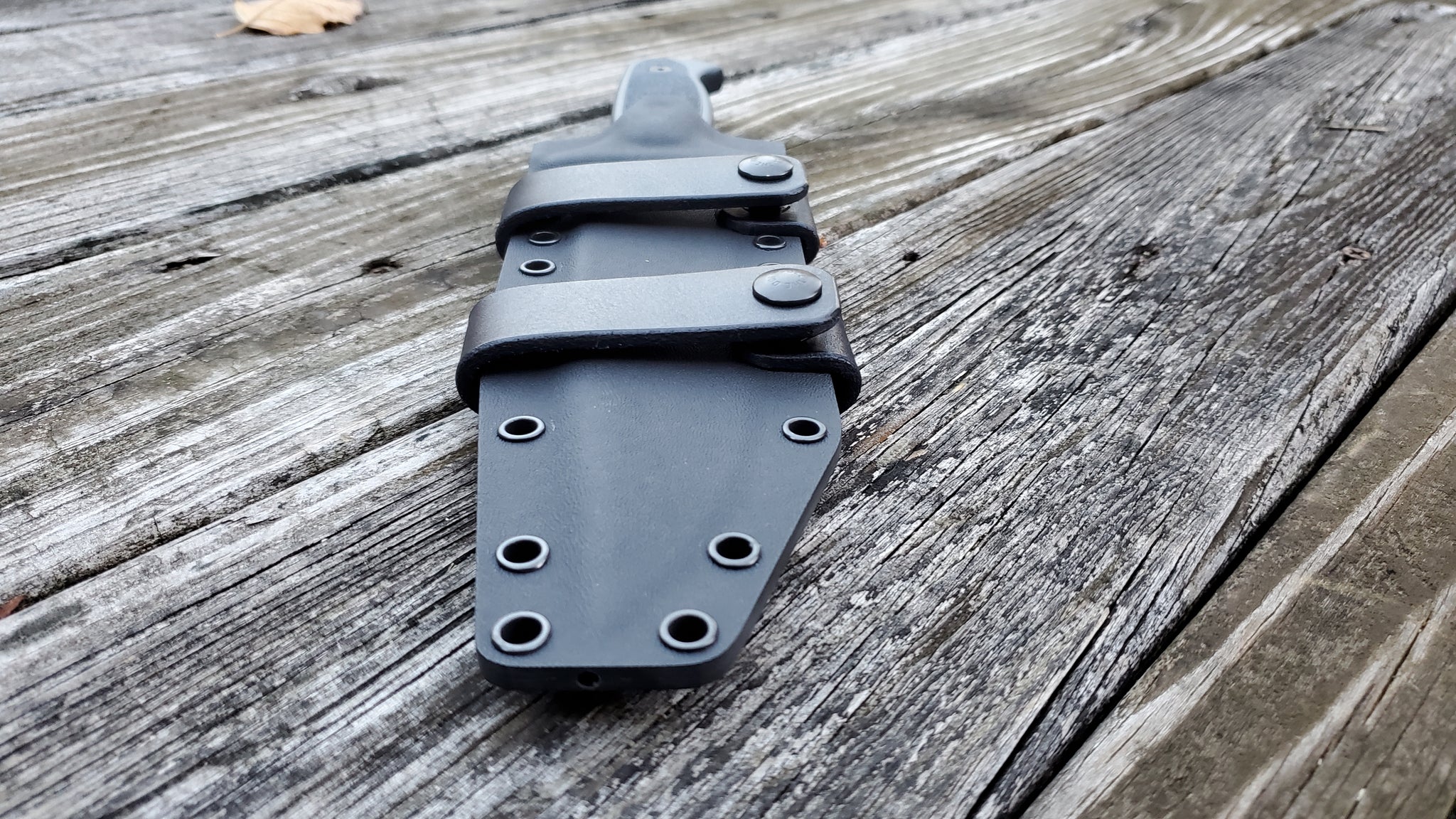 Cold Steel "Drop Forged SURVIVALIST" Scout carry custom Pancake style Kydex Sheath