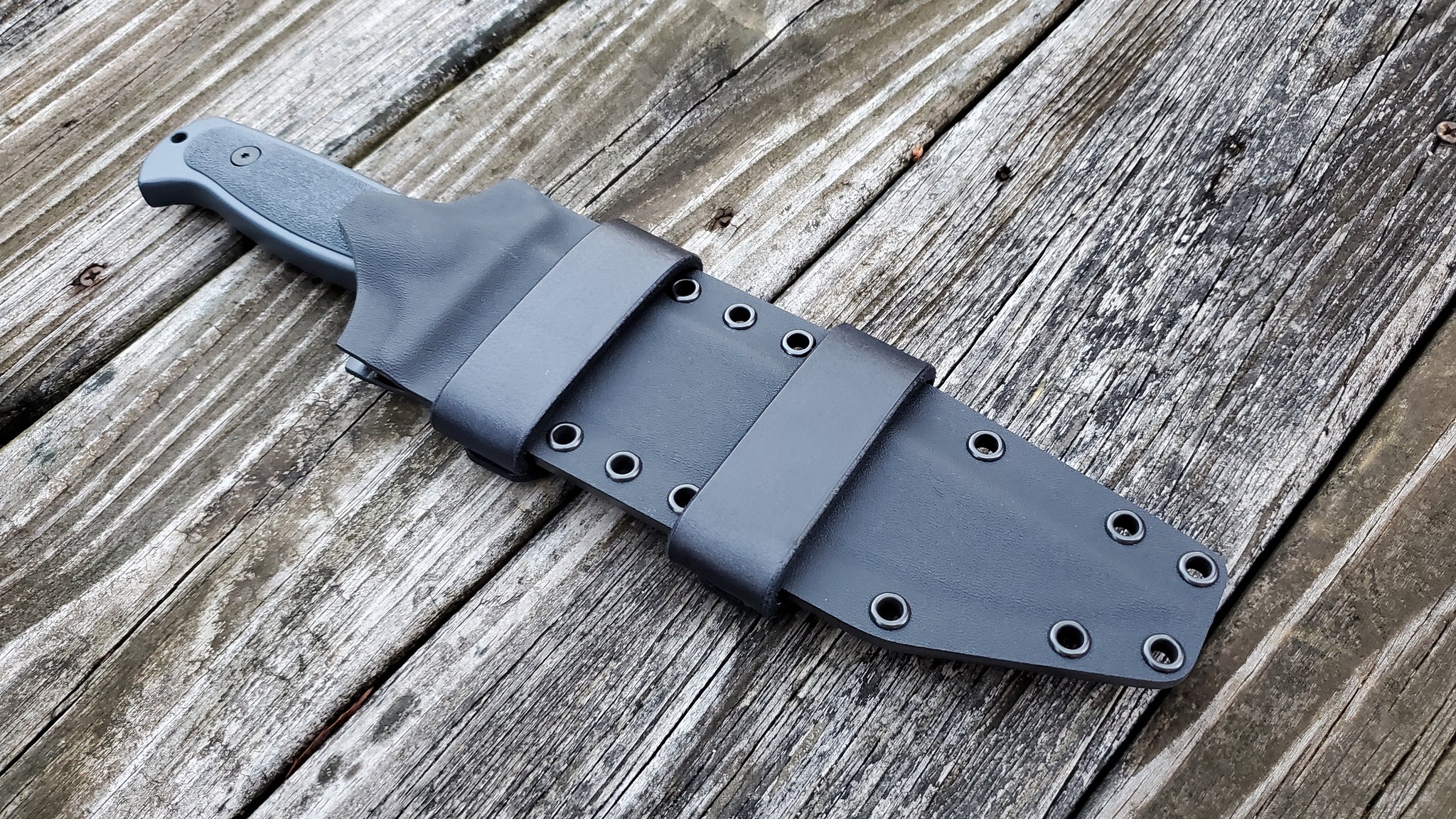 Cold Steel "Drop Forged SURVIVALIST" Scout carry custom Pancake style Kydex Sheath