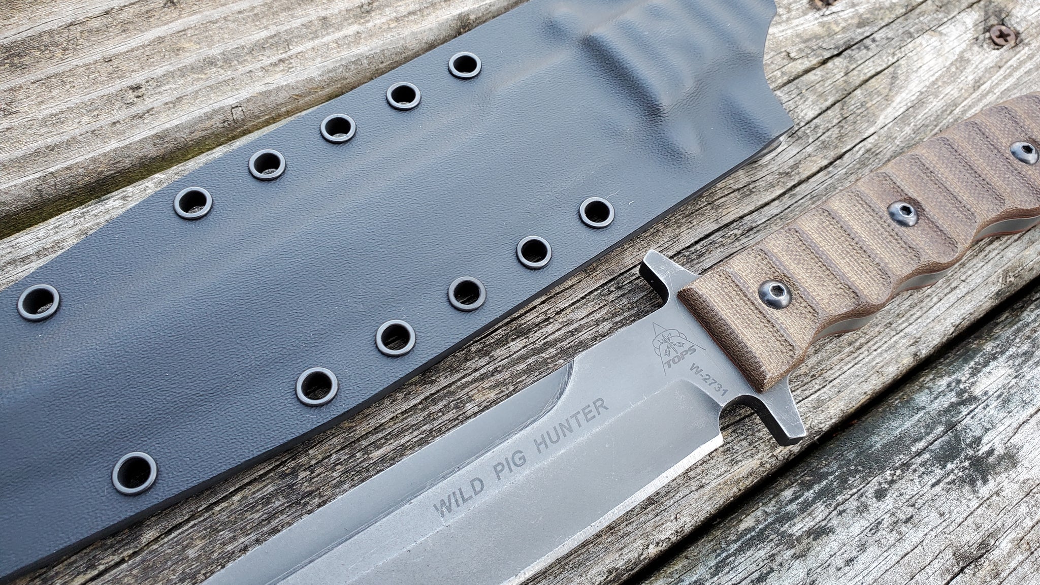 TOPS WILD PIG HUNTER 2.0 Pancake Style Custom Kydex Sheath