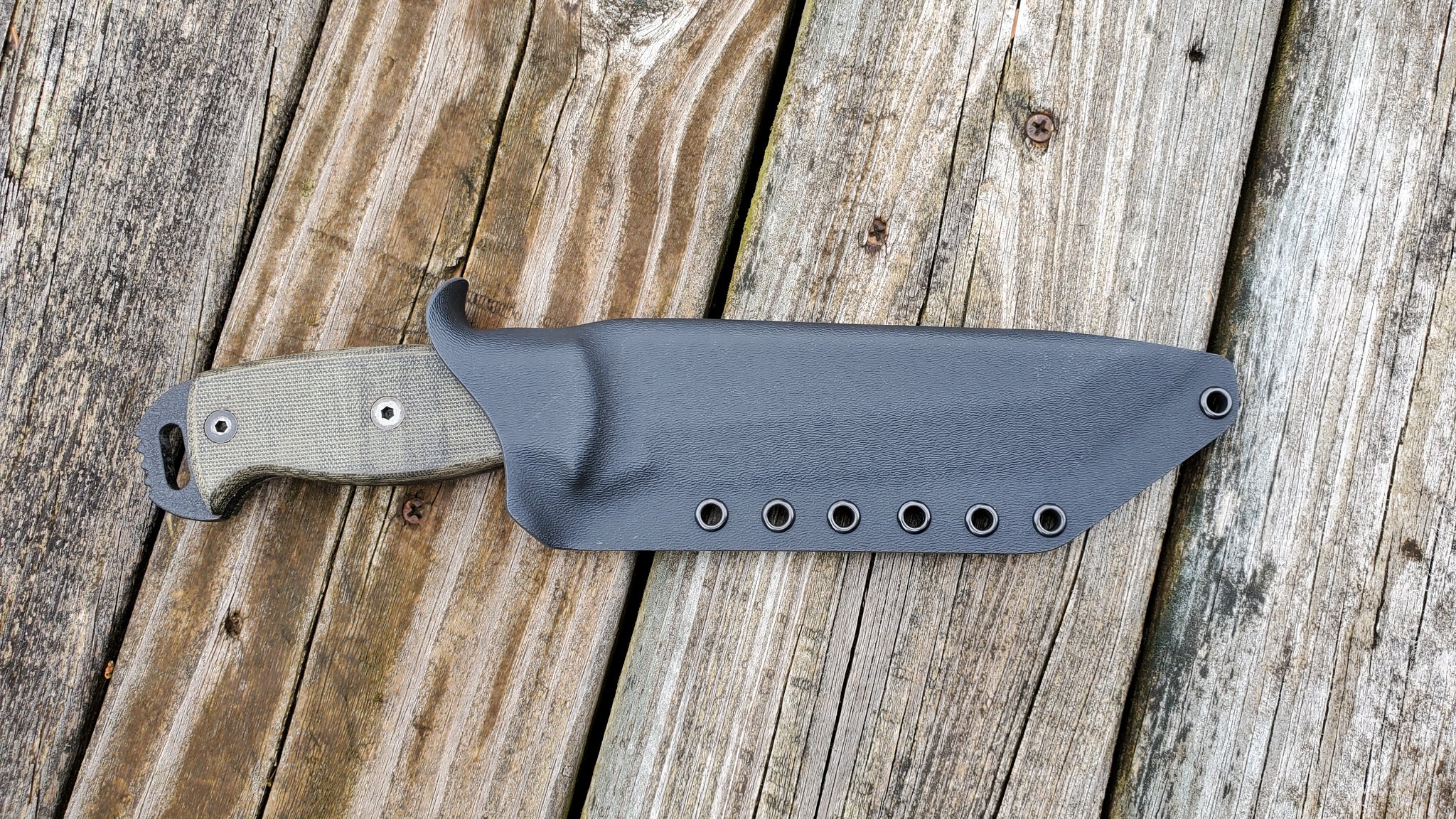 Ontario Knife Company " RD TANTO " Custom Kydex Sheath, Taco