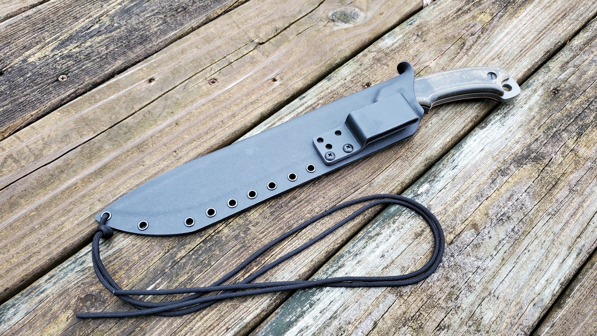 BUCK Knives " HOODLUM " Custom Kydex Sheath, Taco, Belt Clip