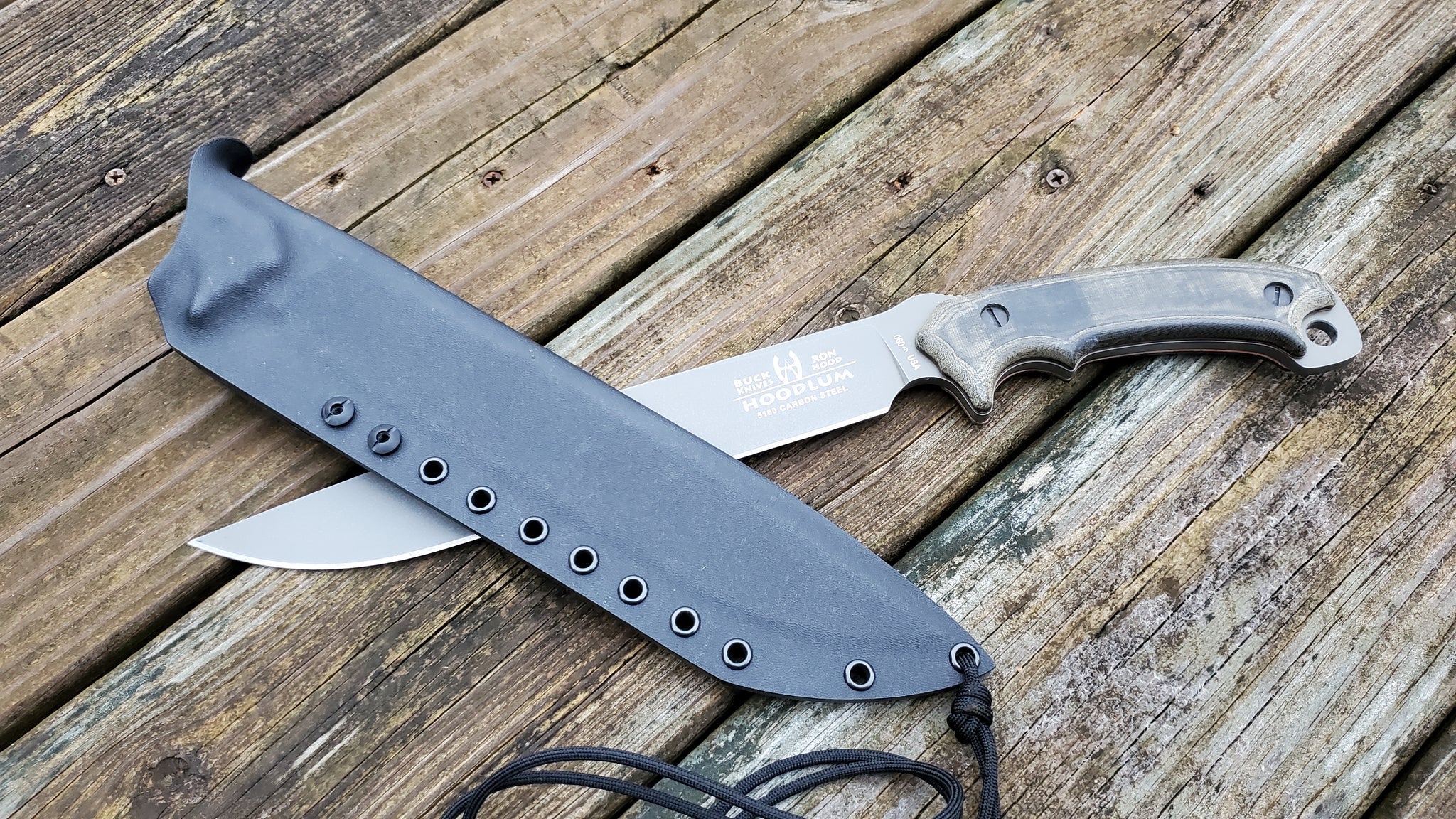 BUCK Knives " HOODLUM " Custom Kydex Sheath, Taco, Belt Clip